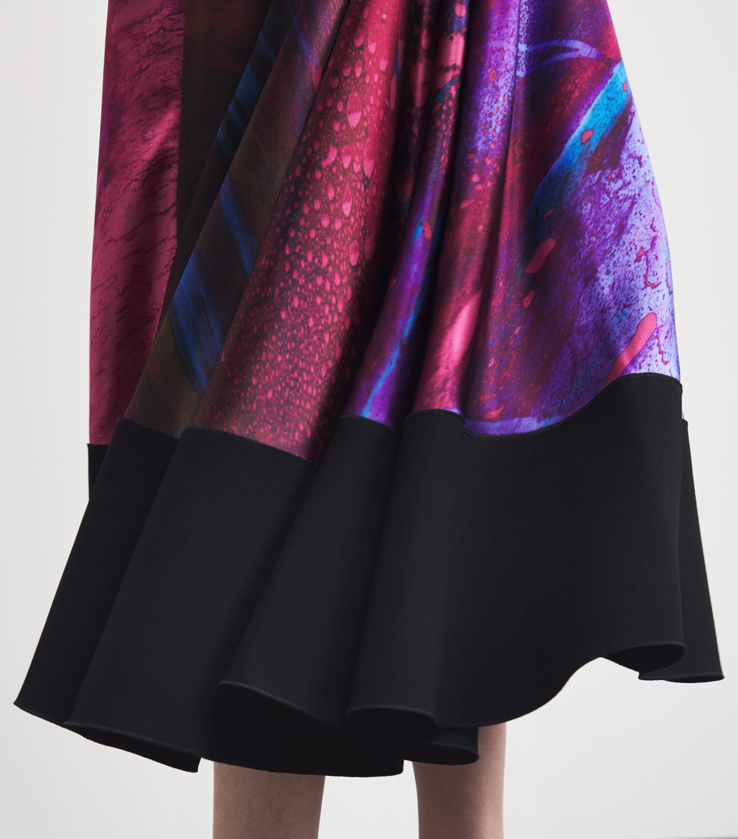 Roksanda Womens Silk Omi Midi Dress Brush Cassis/fuschia Image 5