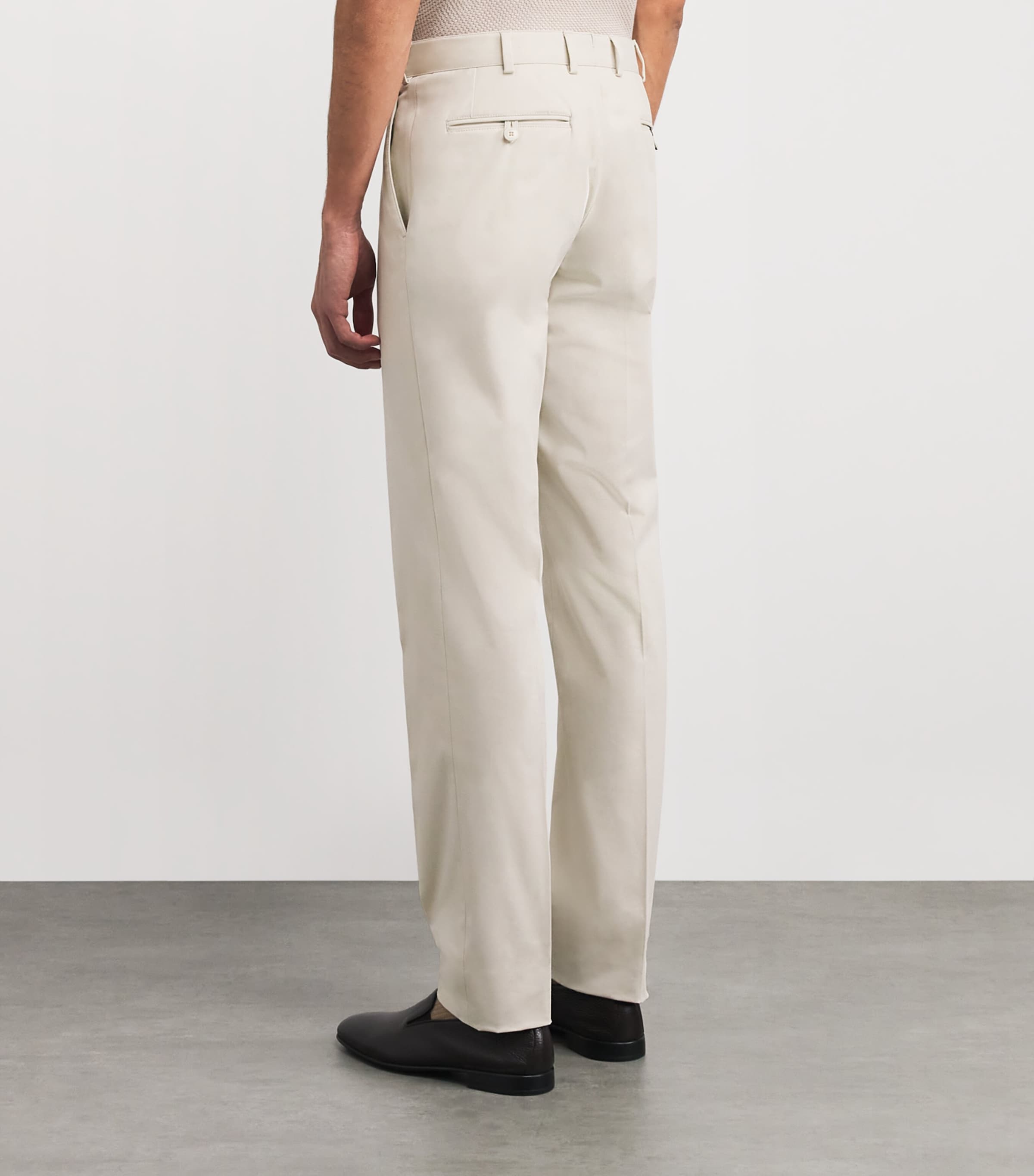 Brioni Mens Wool Tailored Trousers Image 5