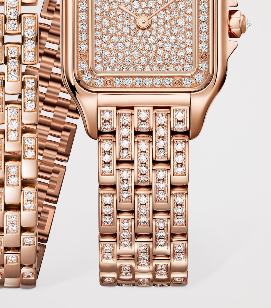Rose Gold and Diamond Panthère de Cartier Watch 22mm ROSE GOLD Image 2