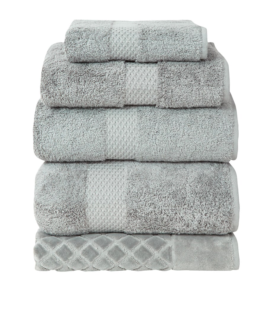 Yves Delorme Étoile Guest Towel (45cm x 70cm) Platine Image 2
