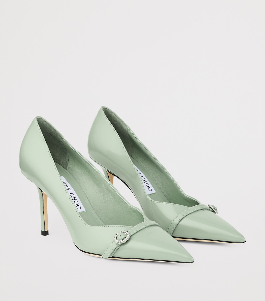 Jimmy Choo Keari 85 Heeled Pumps Verde Image 3