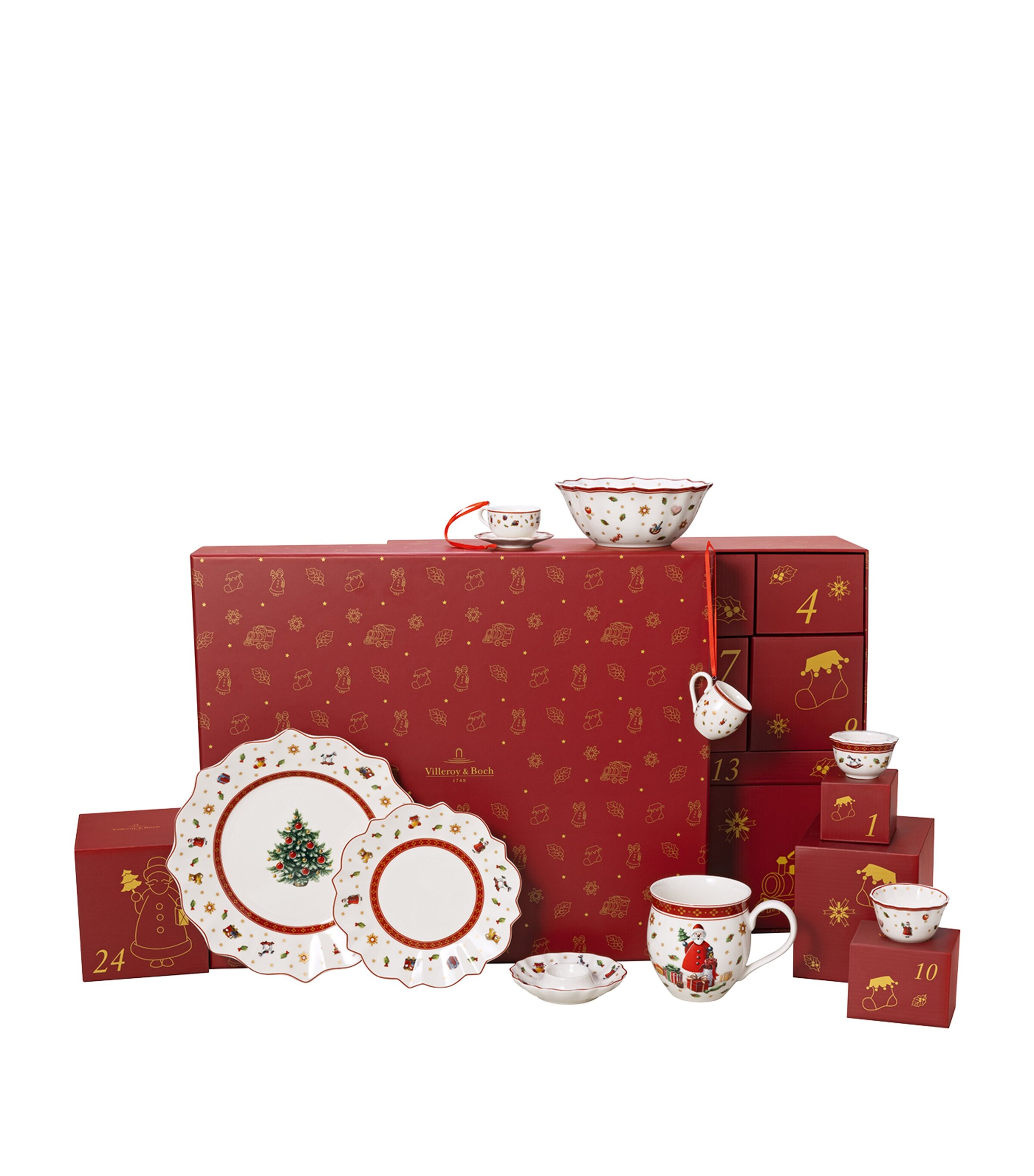 Porcelain Toy's Delight Crockery Advent Calendar MULTI Image 9