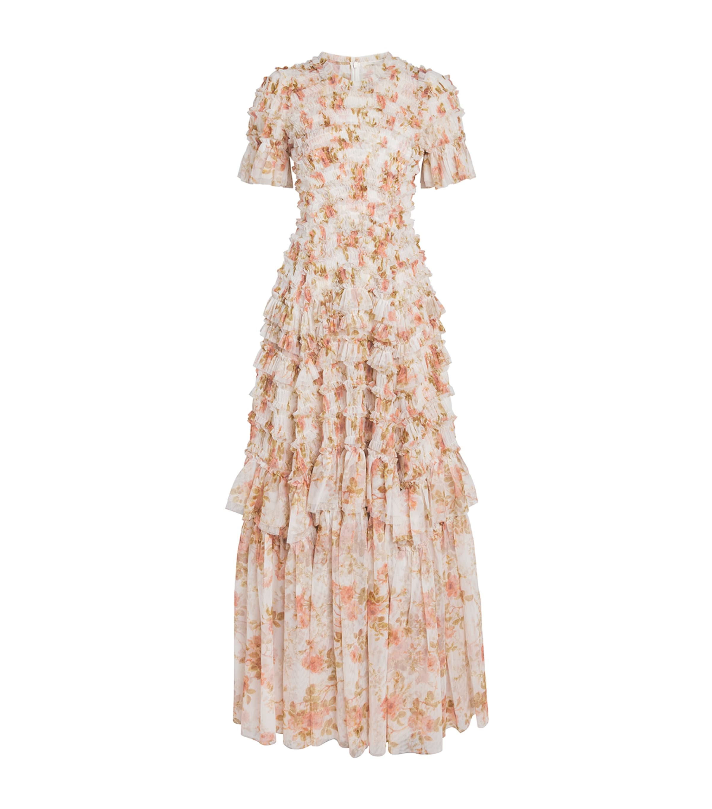 Needle & Thread Womens Summer's Rose Valentines Gown Wte White Image 1