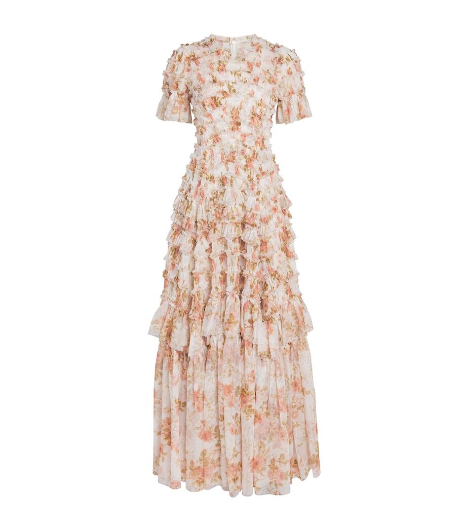 Needle & Thread Womens Summer's Rose Valentines Gown Wte White Image 1
