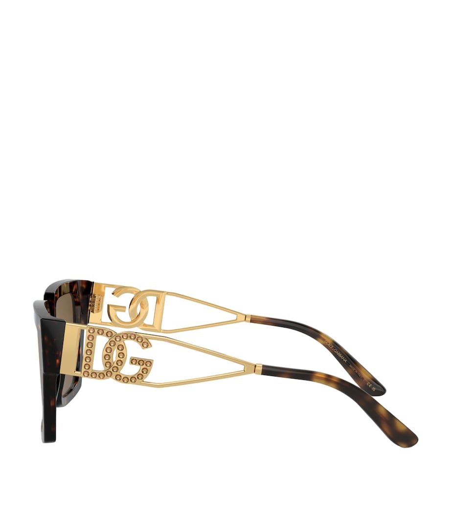 Tortoiseshell Square Sunglasses 502/73 Image 3