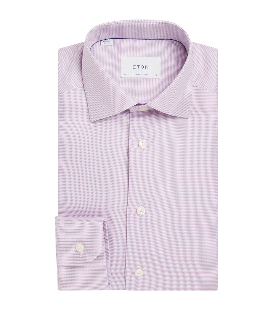 Cotton Twill Contemporary Fit Shirt 52 PINK Image 1