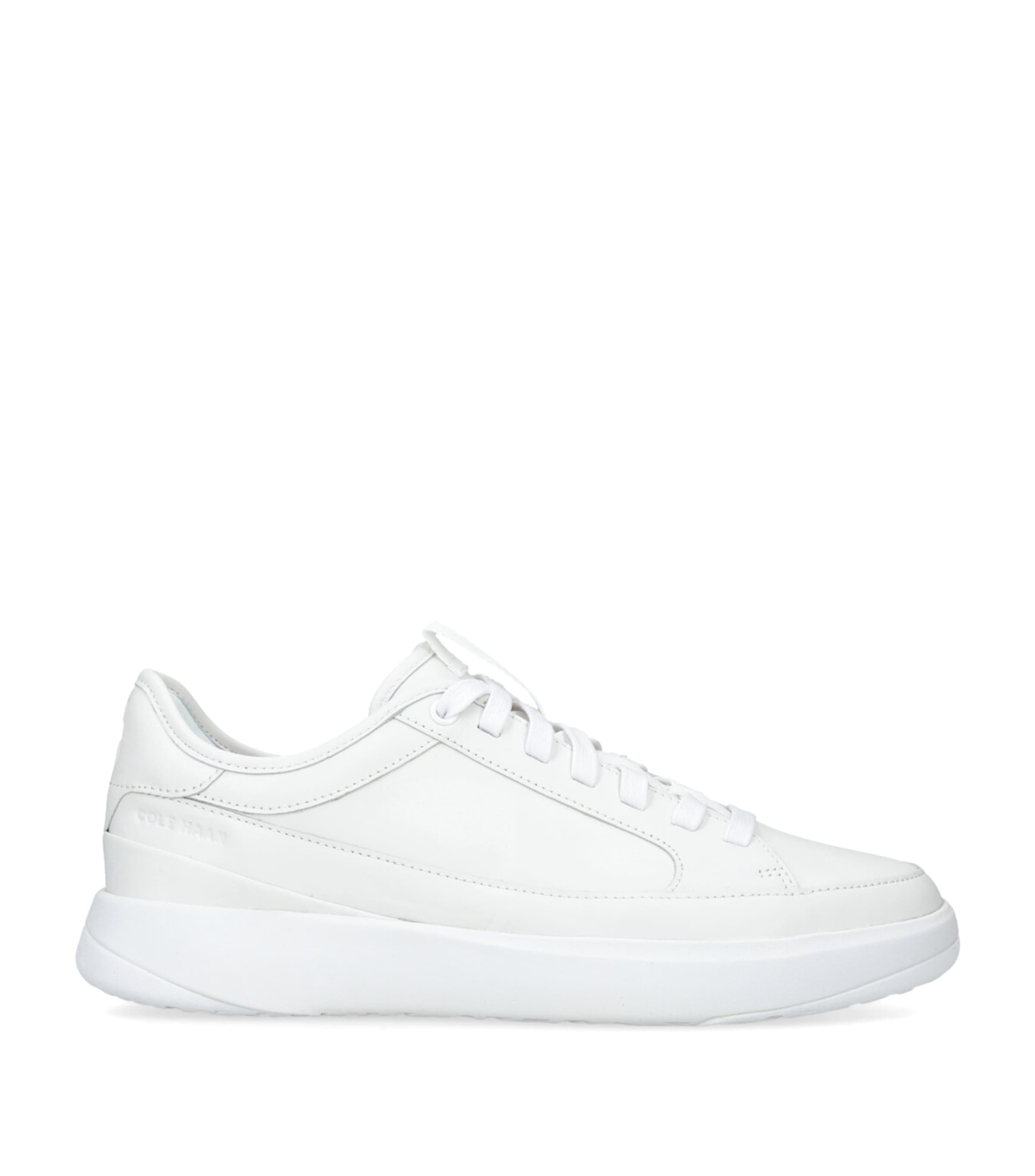 Cole Haan Mens White/comb Grand-pro All Day Leather Low-top Court Trainers Eur 42 / 8 Uk In White