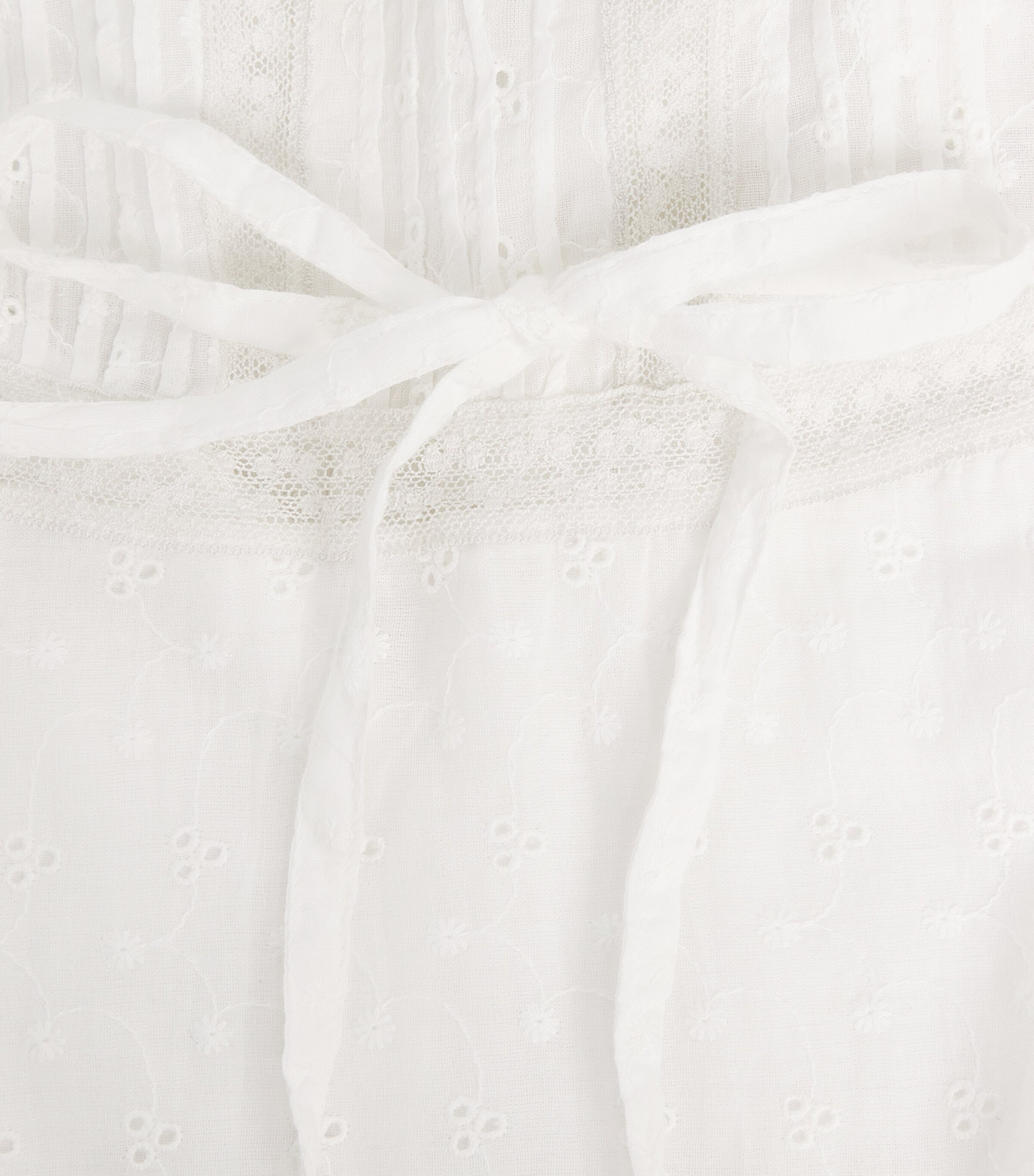 Rixo Womens Cotton Broderie Anglaise Jaclyn Midi Dress Ivory Image 6