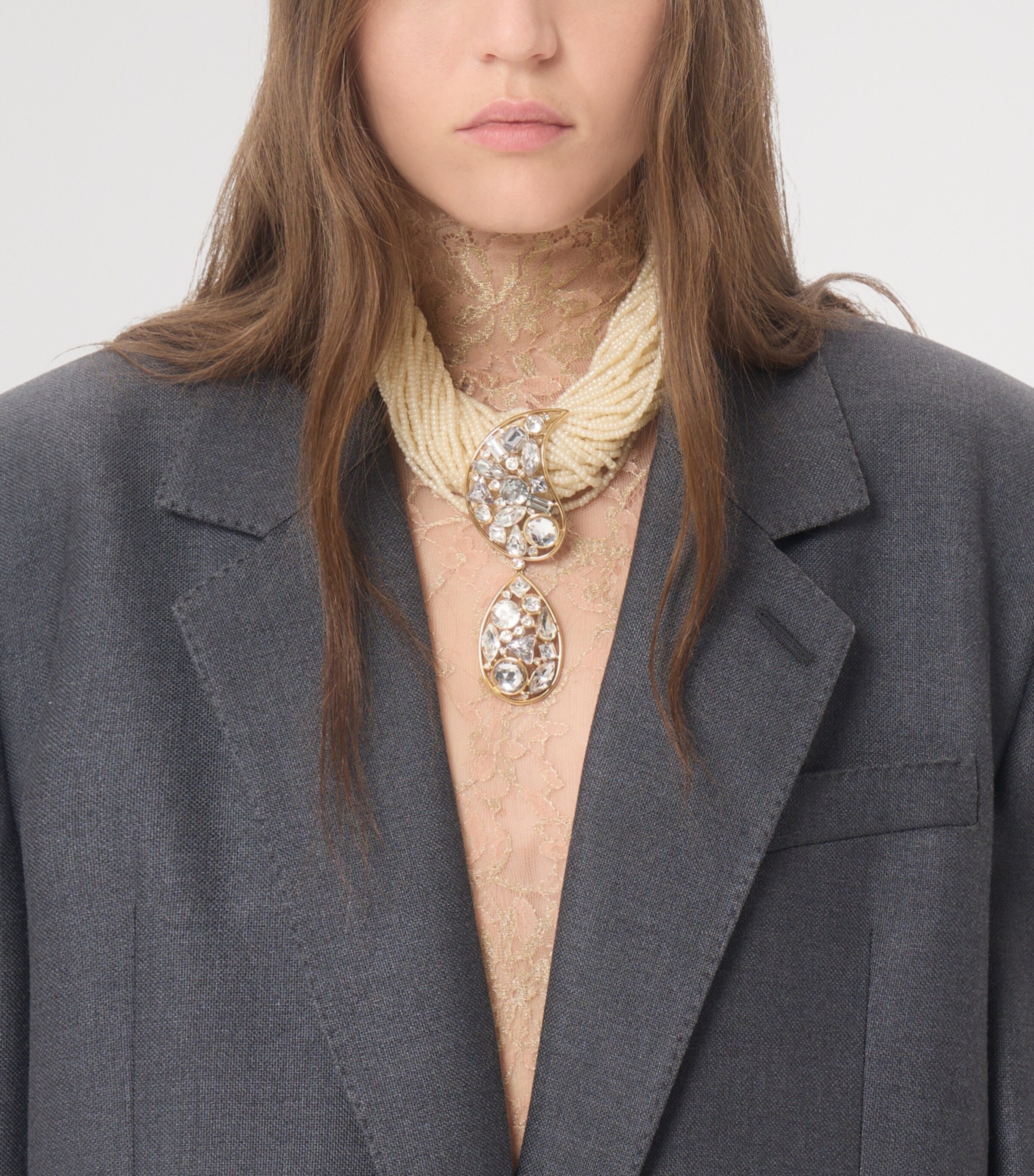 Valentino Womens Wool-Silk Blazer Image 7