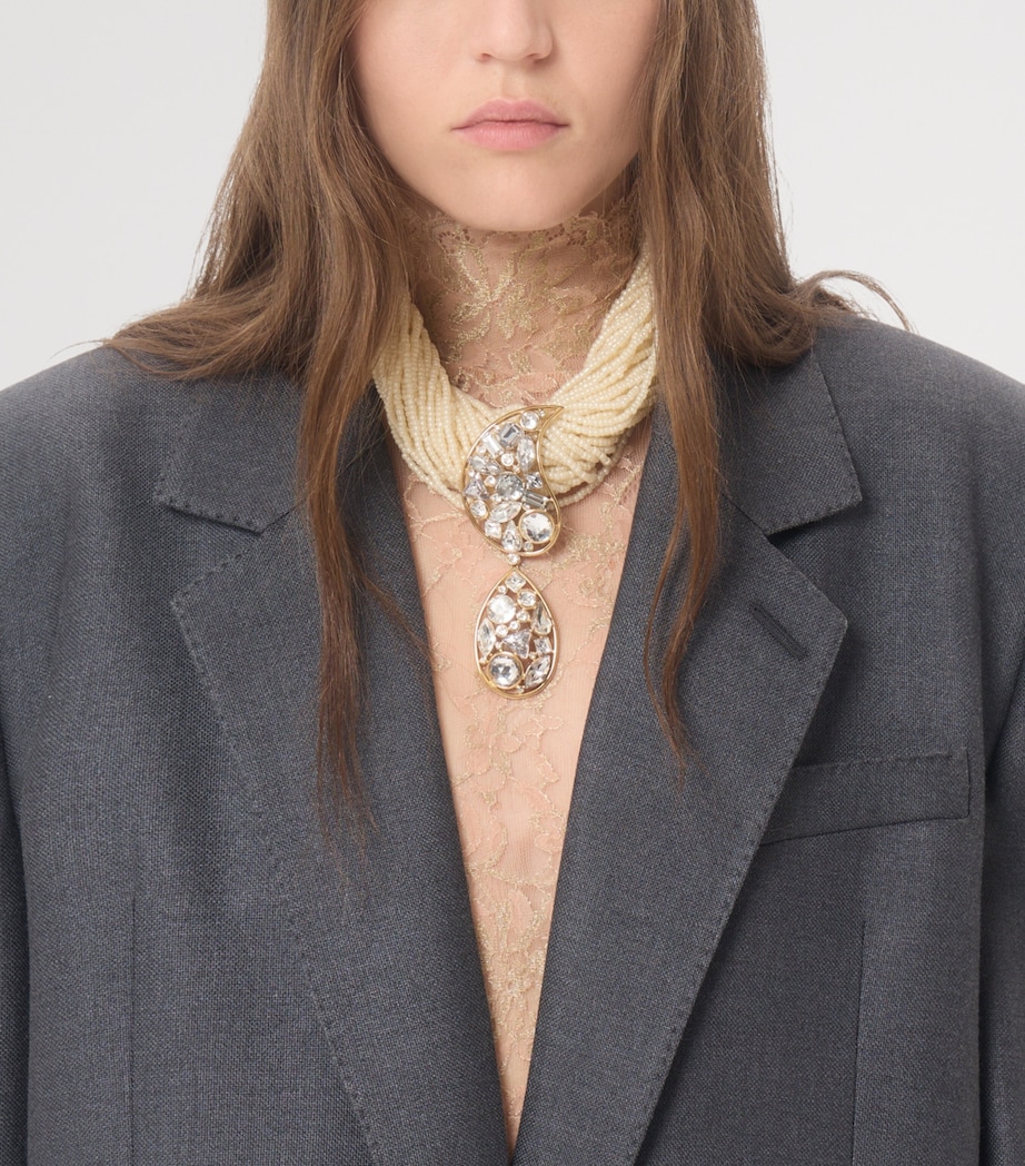 Valentino Womens Wool-Silk Blazer Image 7