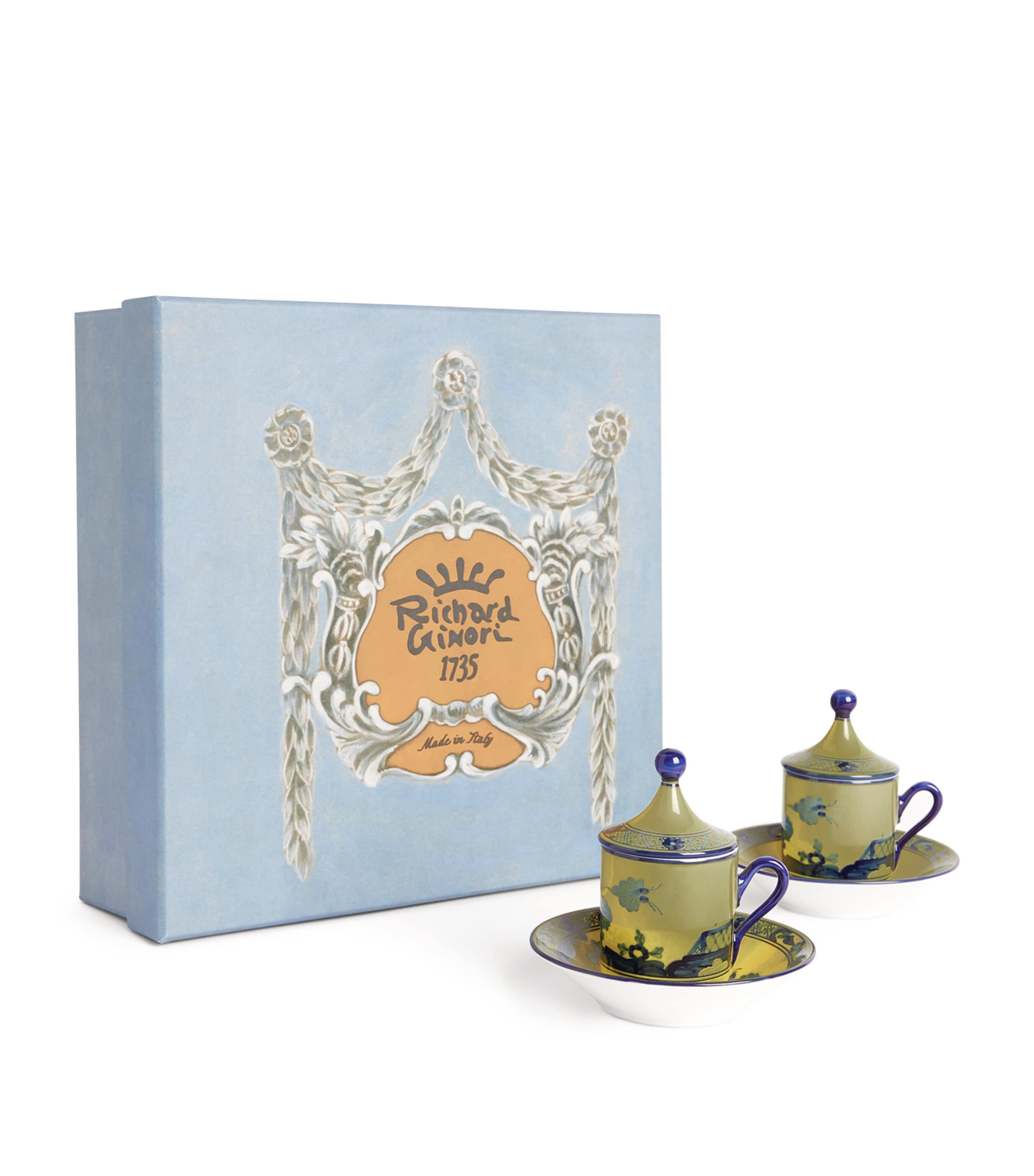 GINORI 1735 Oriente Italiano Citrino Espresso Set Image 2
