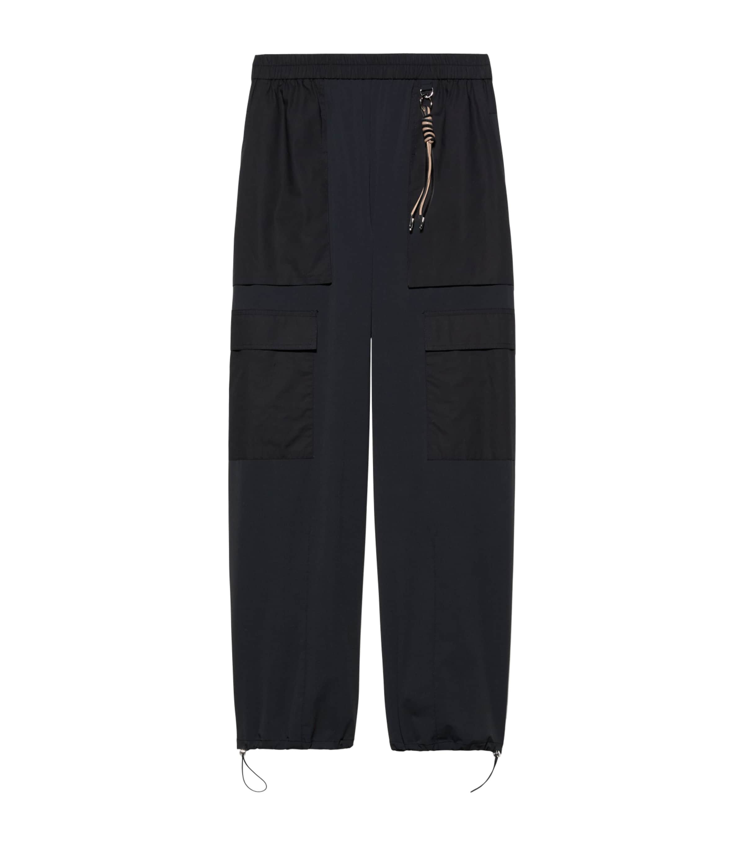 MAX&Co. Womens Technical Jersey Trousers Black Image 1
