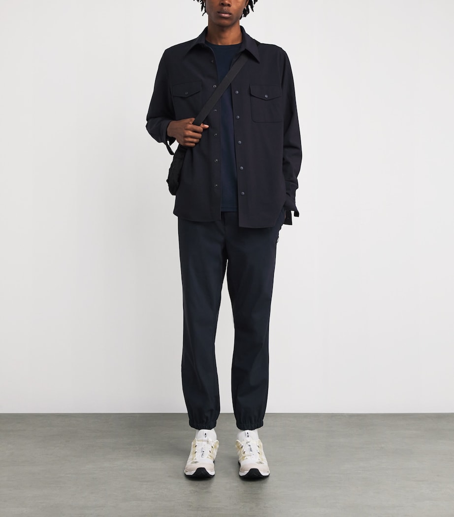 Cuffed Logo Track Pants NAVY - 833 Image 2