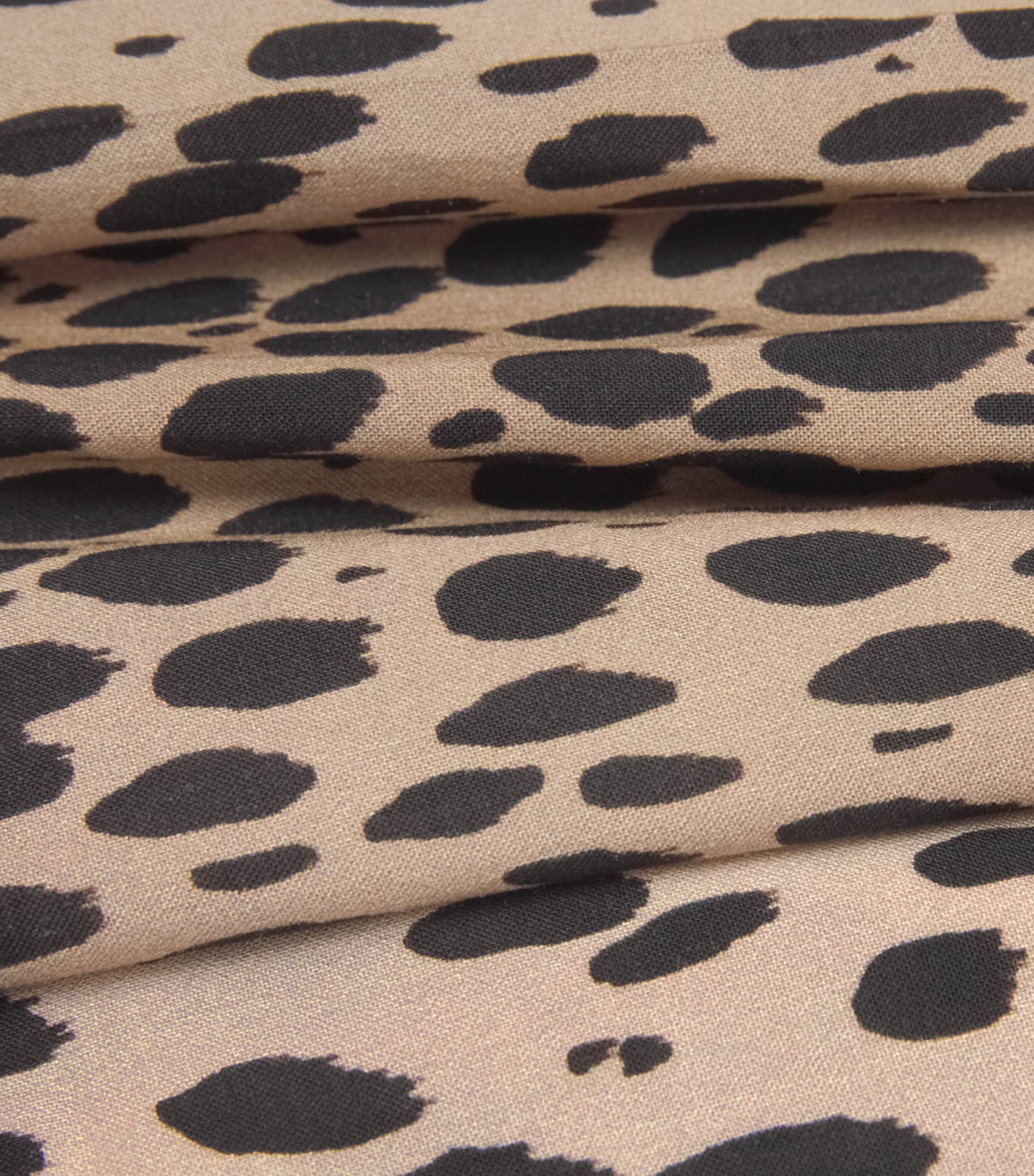 Leopard Izzy Midi Dress ANTELOPE SPOT BLACK Image 5