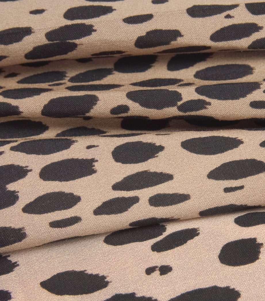 Leopard Izzy Midi Dress ANTELOPE SPOT BLACK Image 5