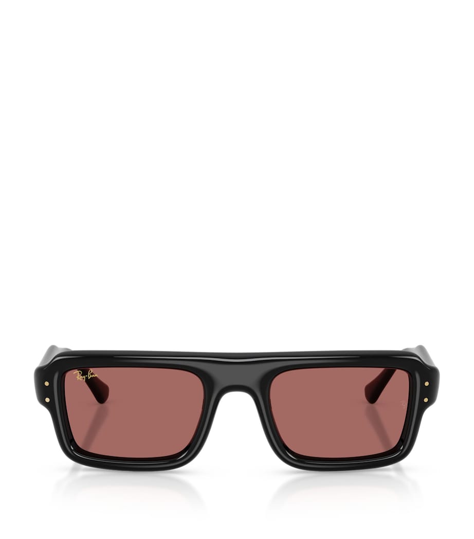 Ray-Ban Flacko Puffer Pilot Sunglasses Black Image 1
