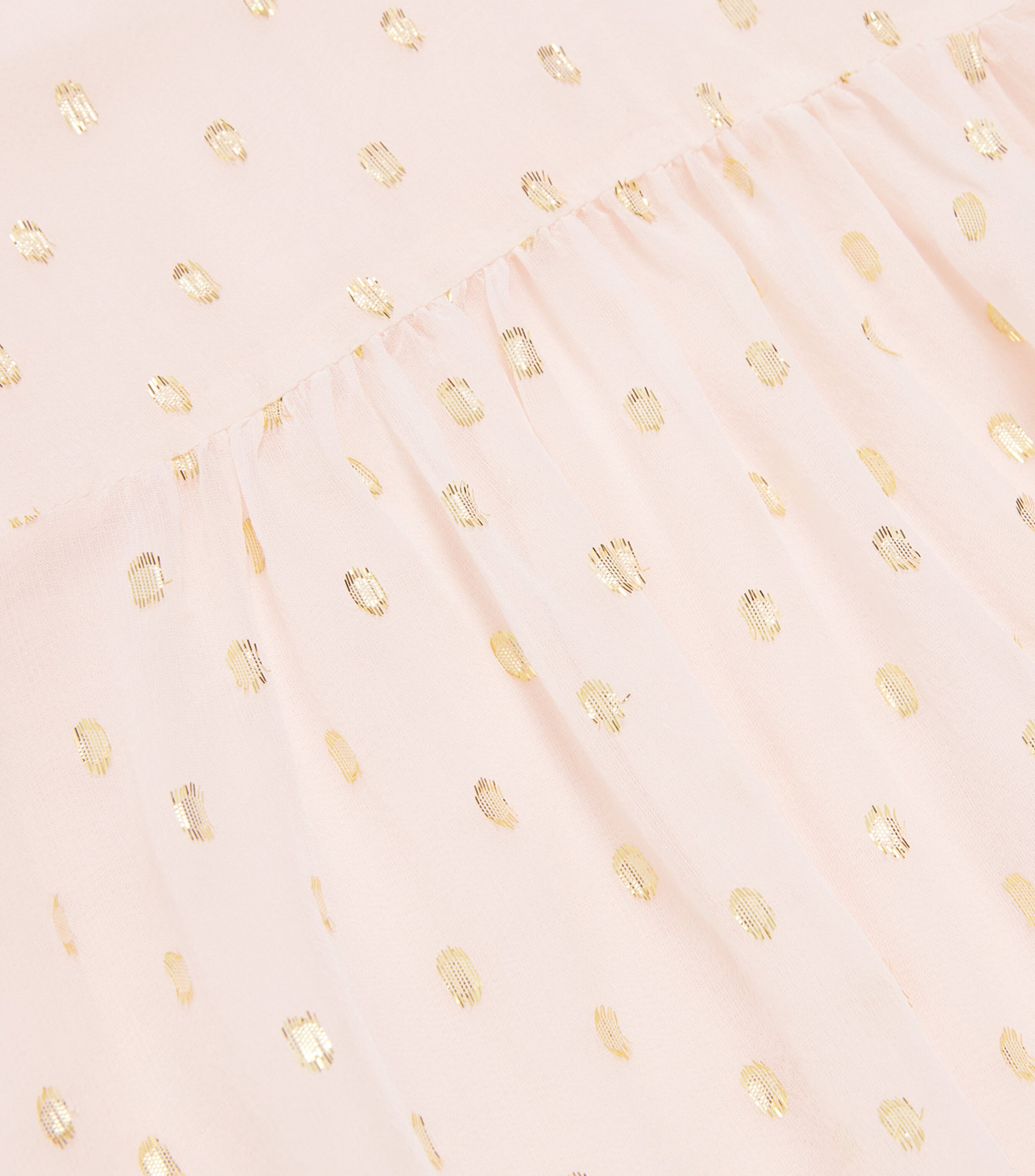 Silk Metallic Ceremony Dress (6-18 Months) PETAL PINK Image 3