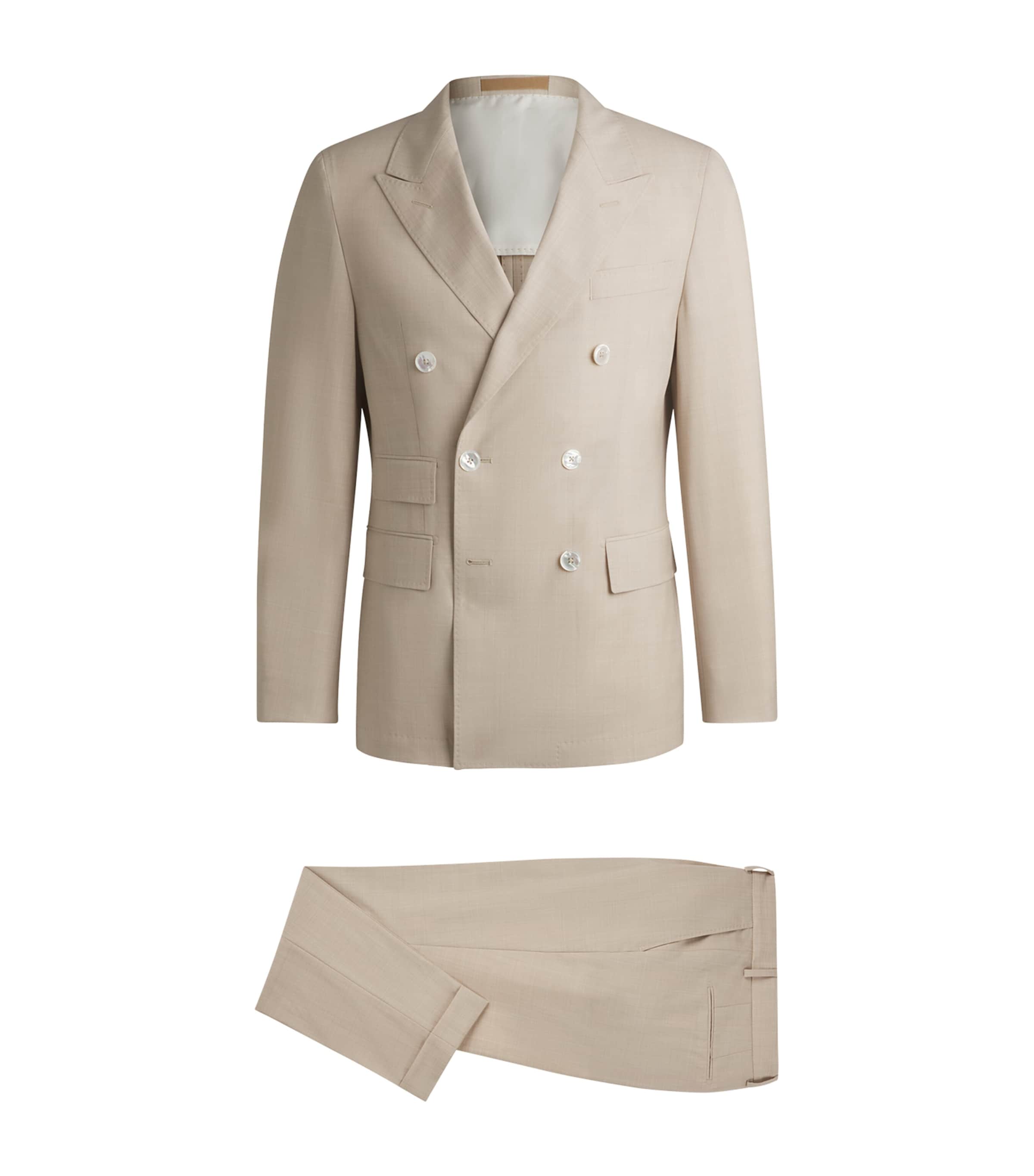 HUGO BOSS VIRGIN WOOL-SILK 2-PIECE SUIT