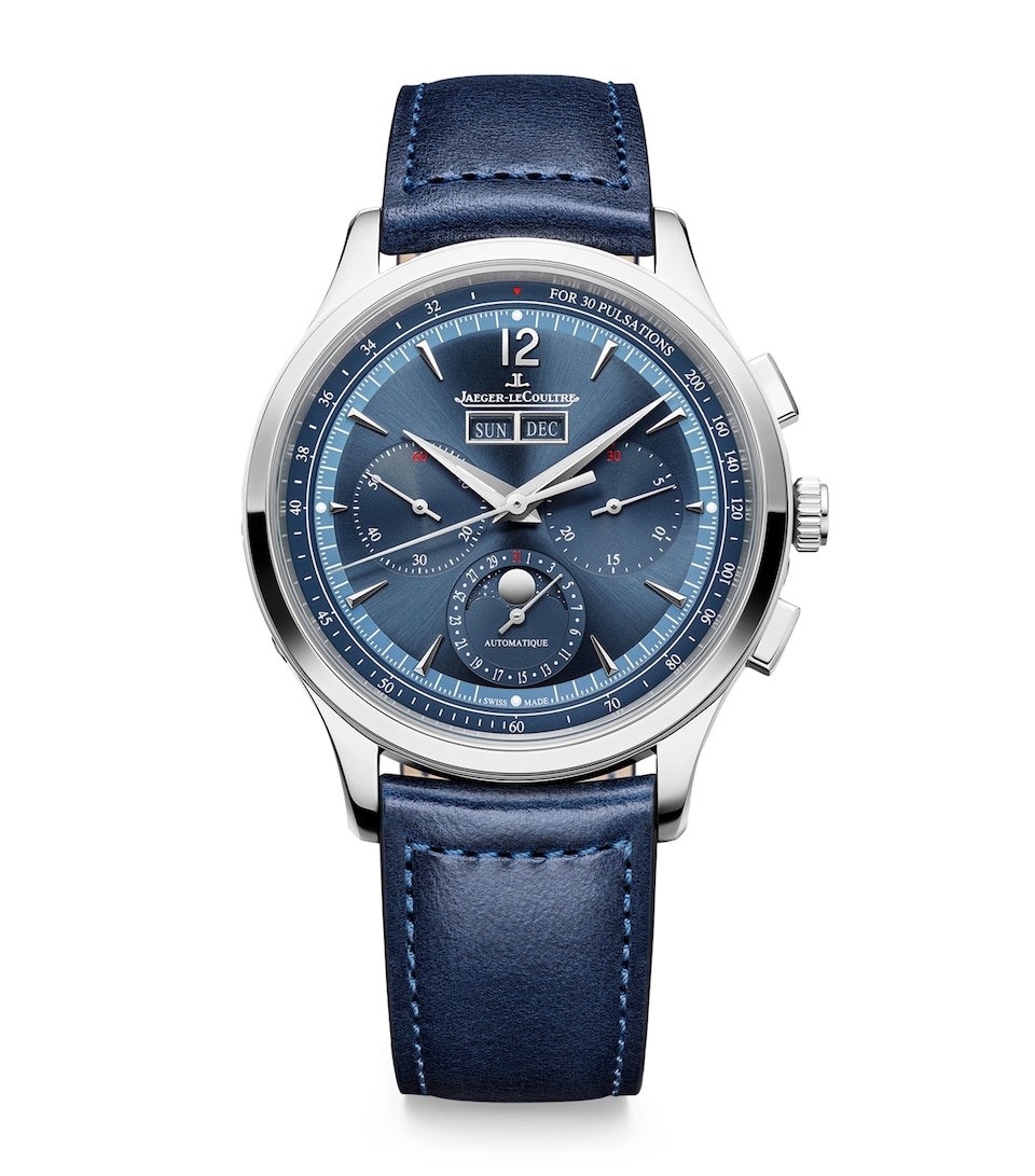 Jaeger-LeCoultre Stainless Steel Master Control Chronograph Calendar Watch 40mm Stainless Steel