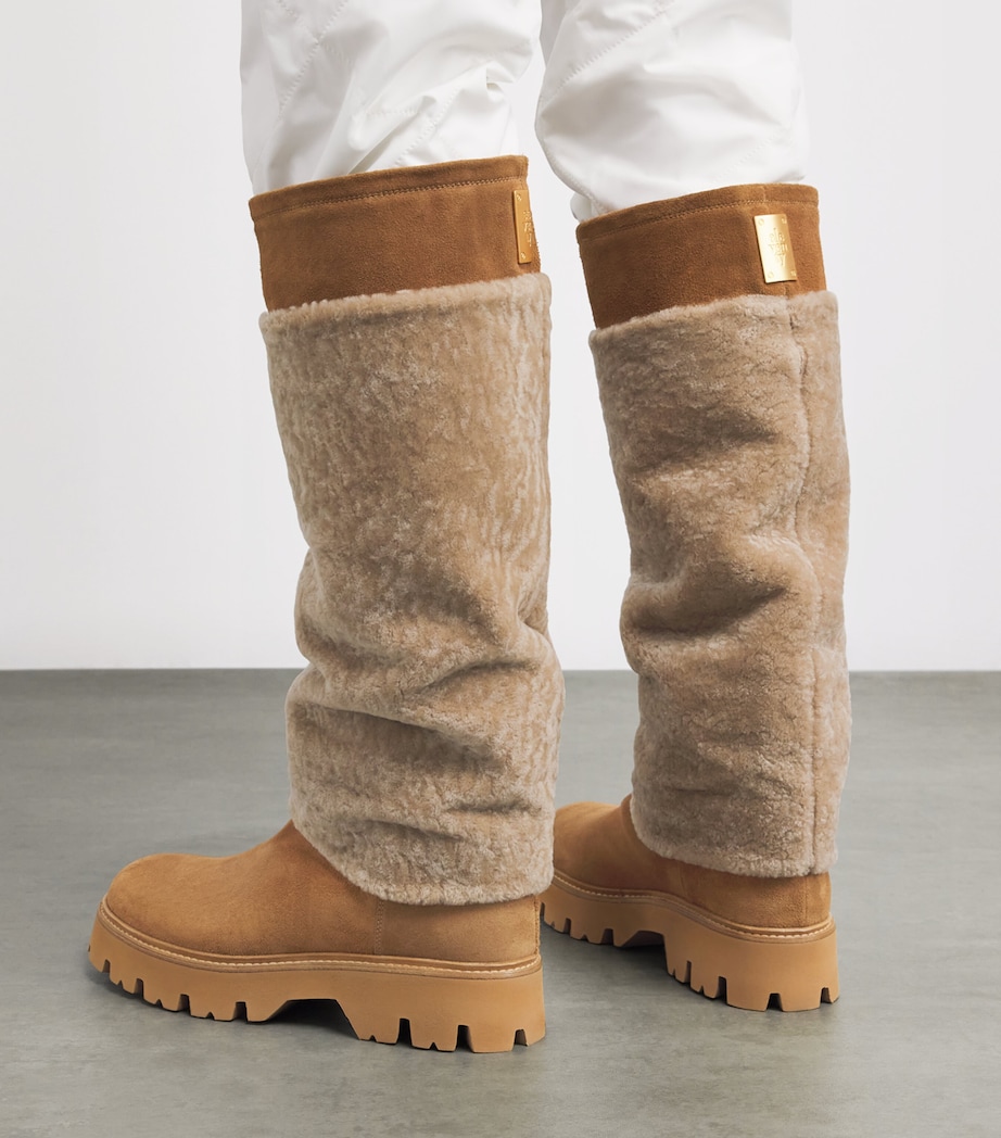 Sheepskin Knee-High Boots VICUNA Image 2