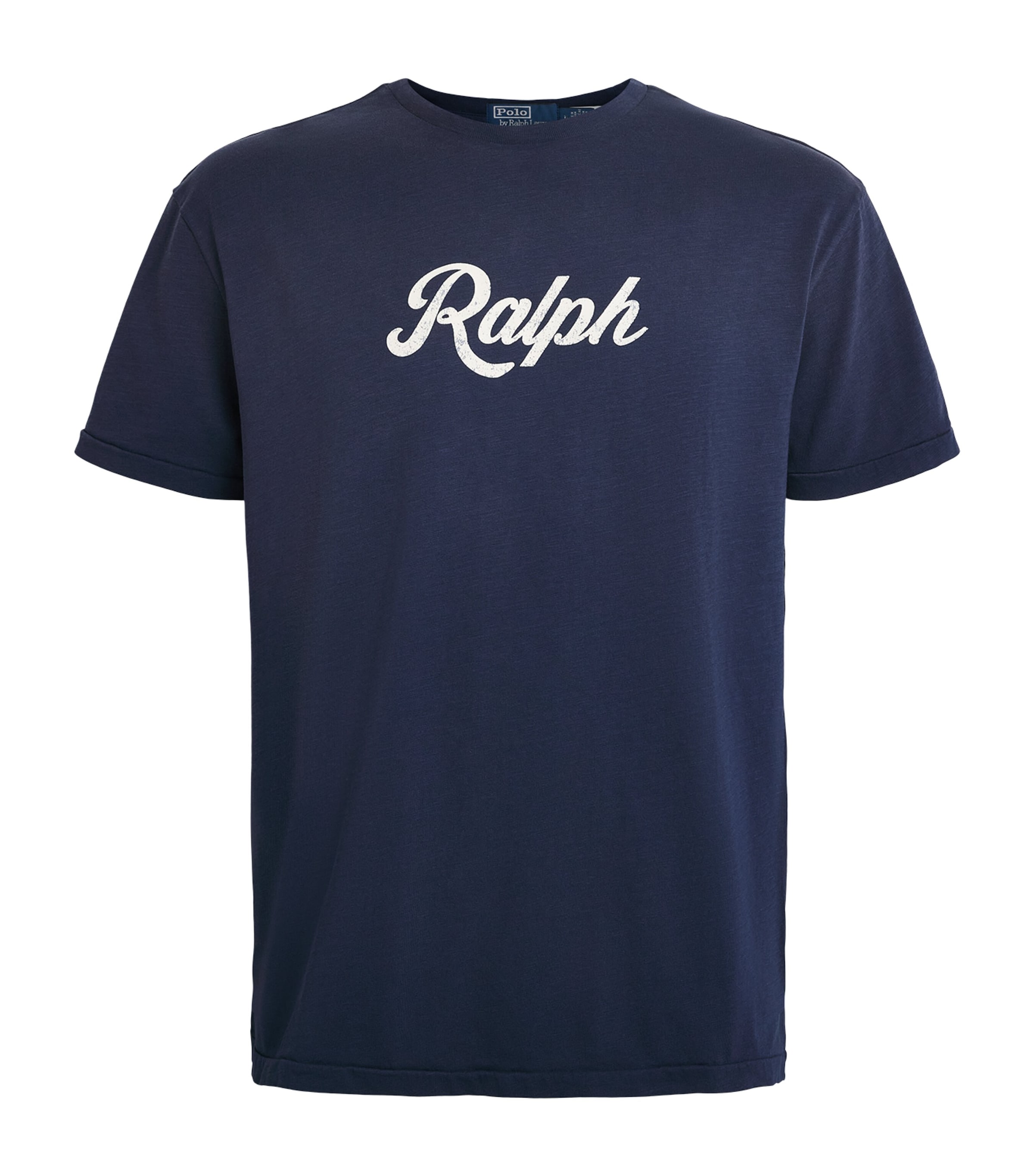 Polo Ralph Lauren Mens Cotton Vintage Logo T-Shirt Dark Cobalt/white Image 1