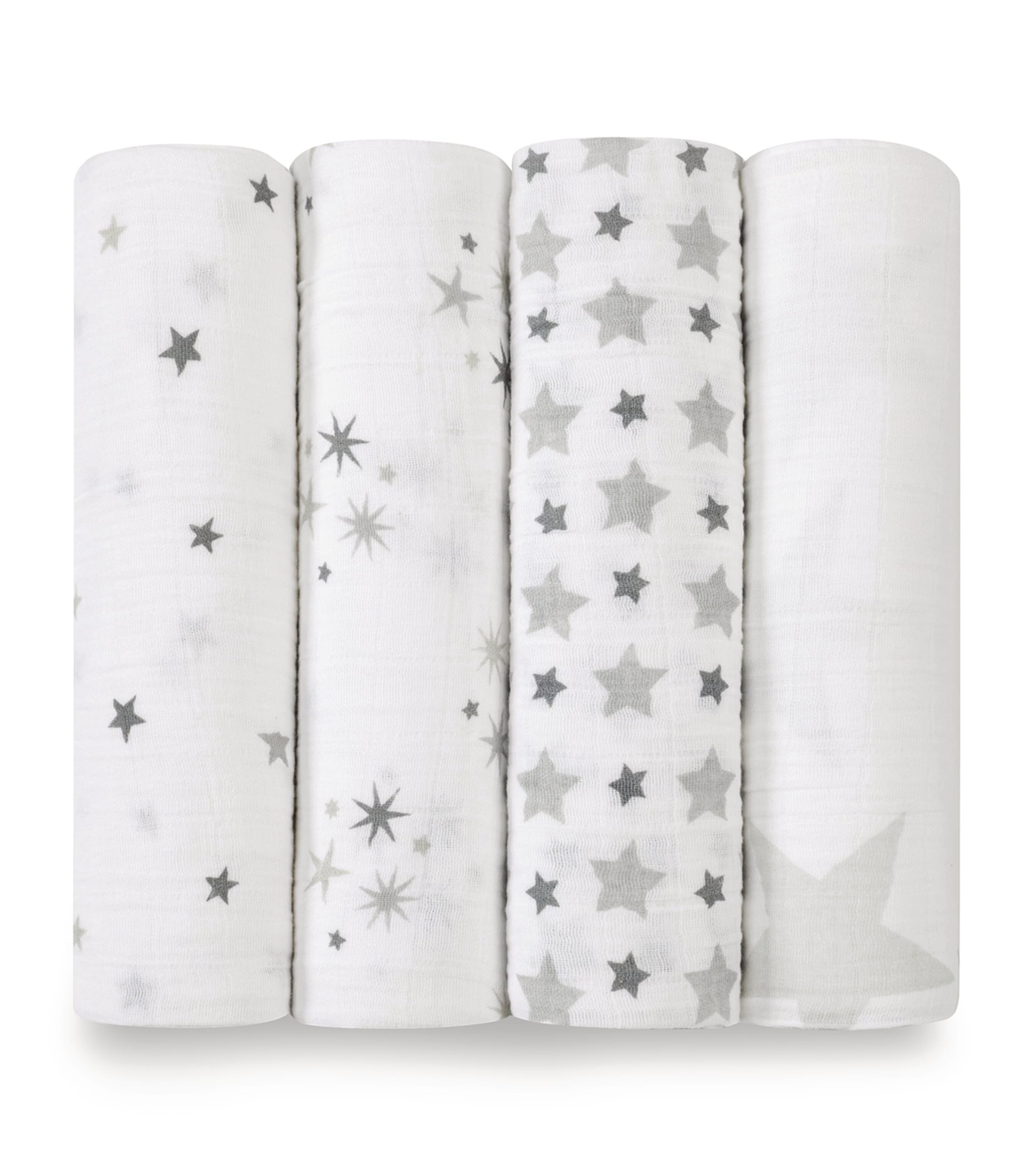 Aden + Anais Twinkle Swaddles In White