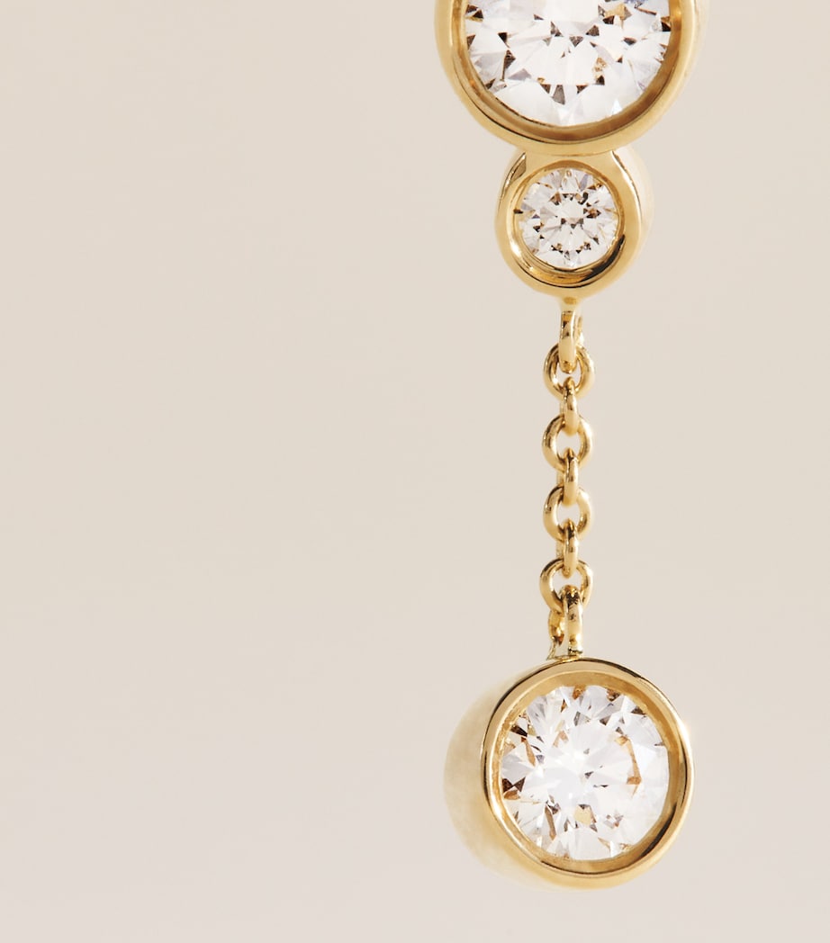 Sophie Bille Brahe Yellow Gold and Diamond Lou Single Left Earring Yellow Gold Image 4