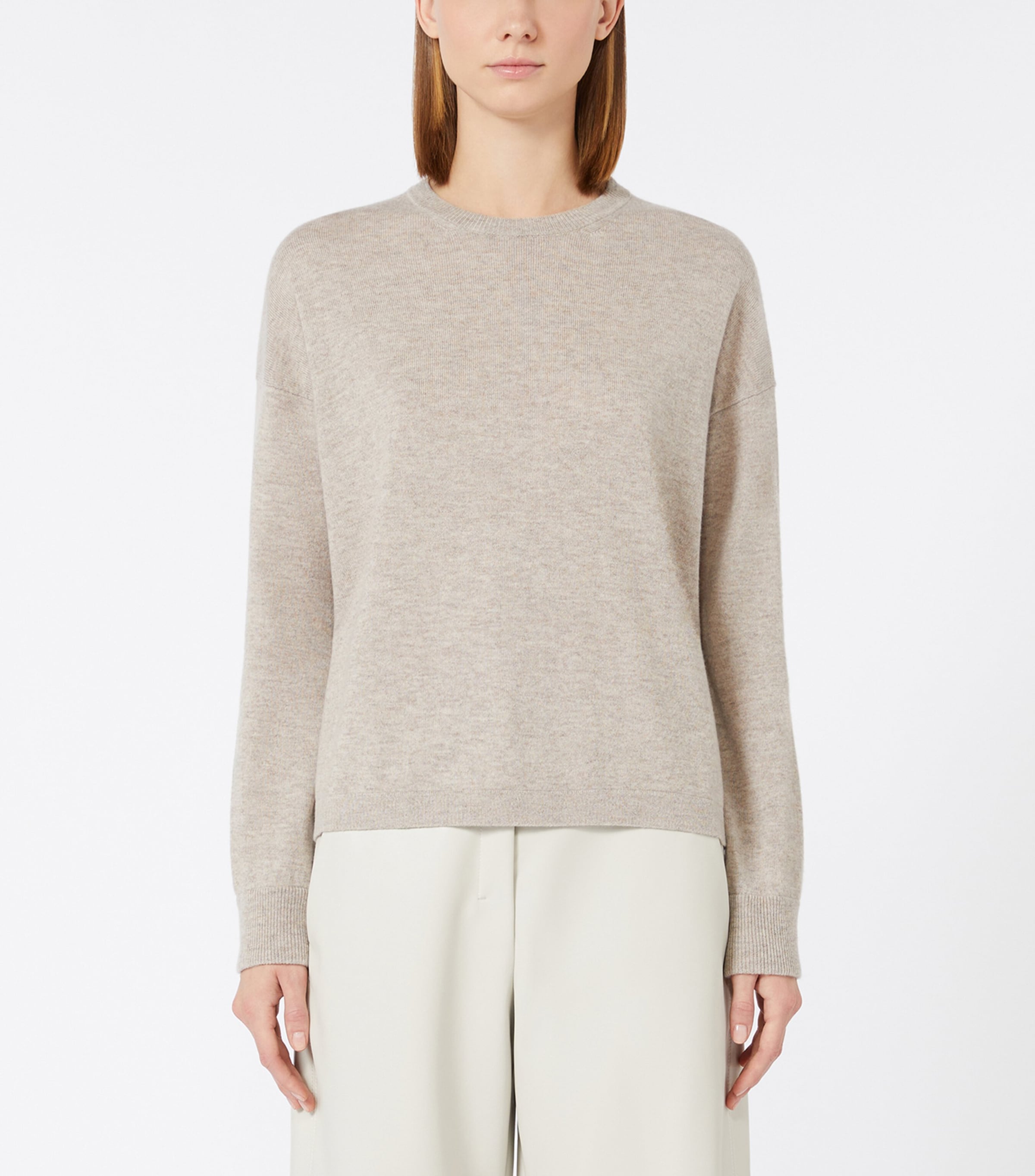 Virgin Wool-Cashmere Sweater BEIGE Image 3