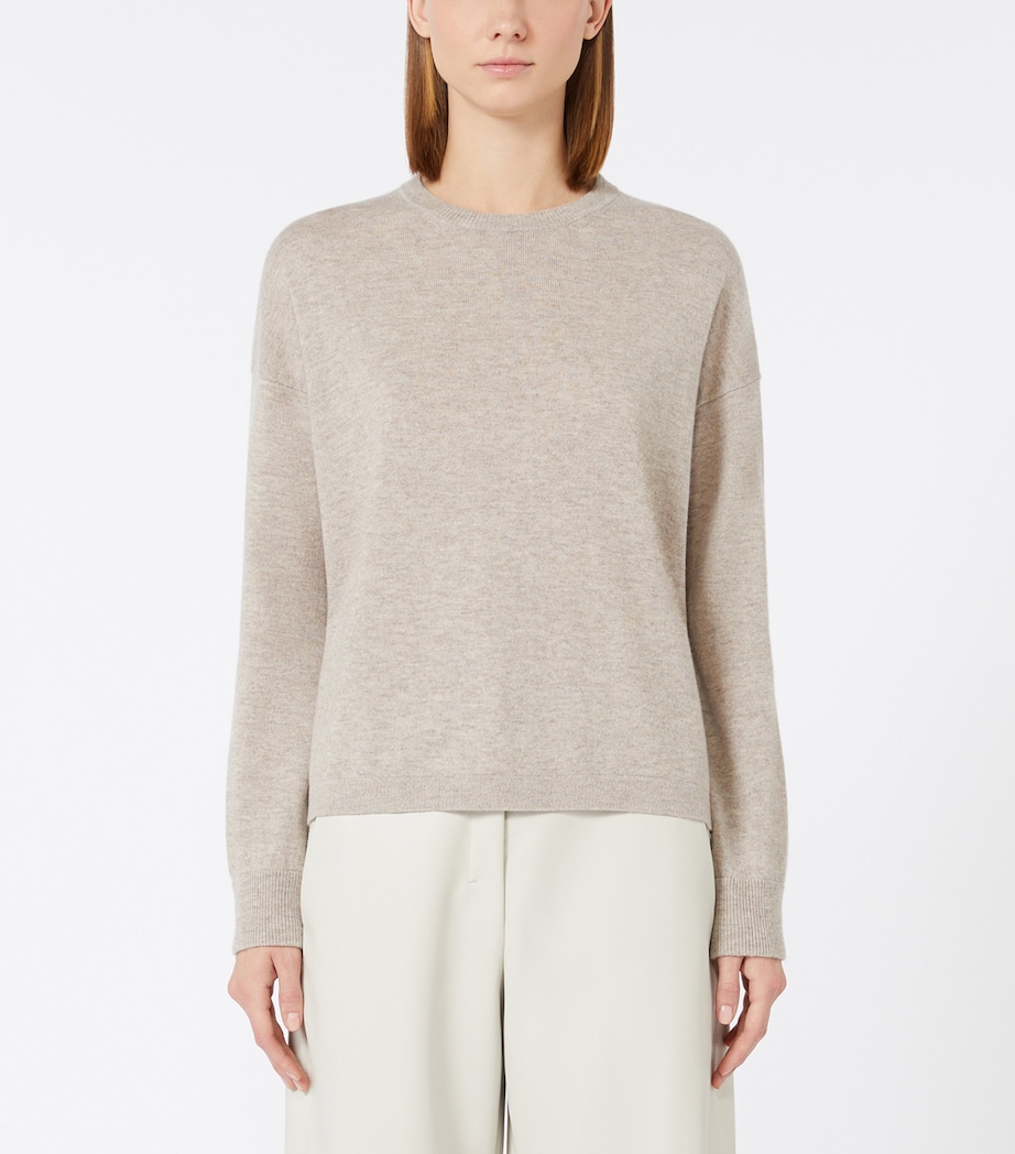 Virgin Wool-Cashmere Sweater BEIGE Image 3