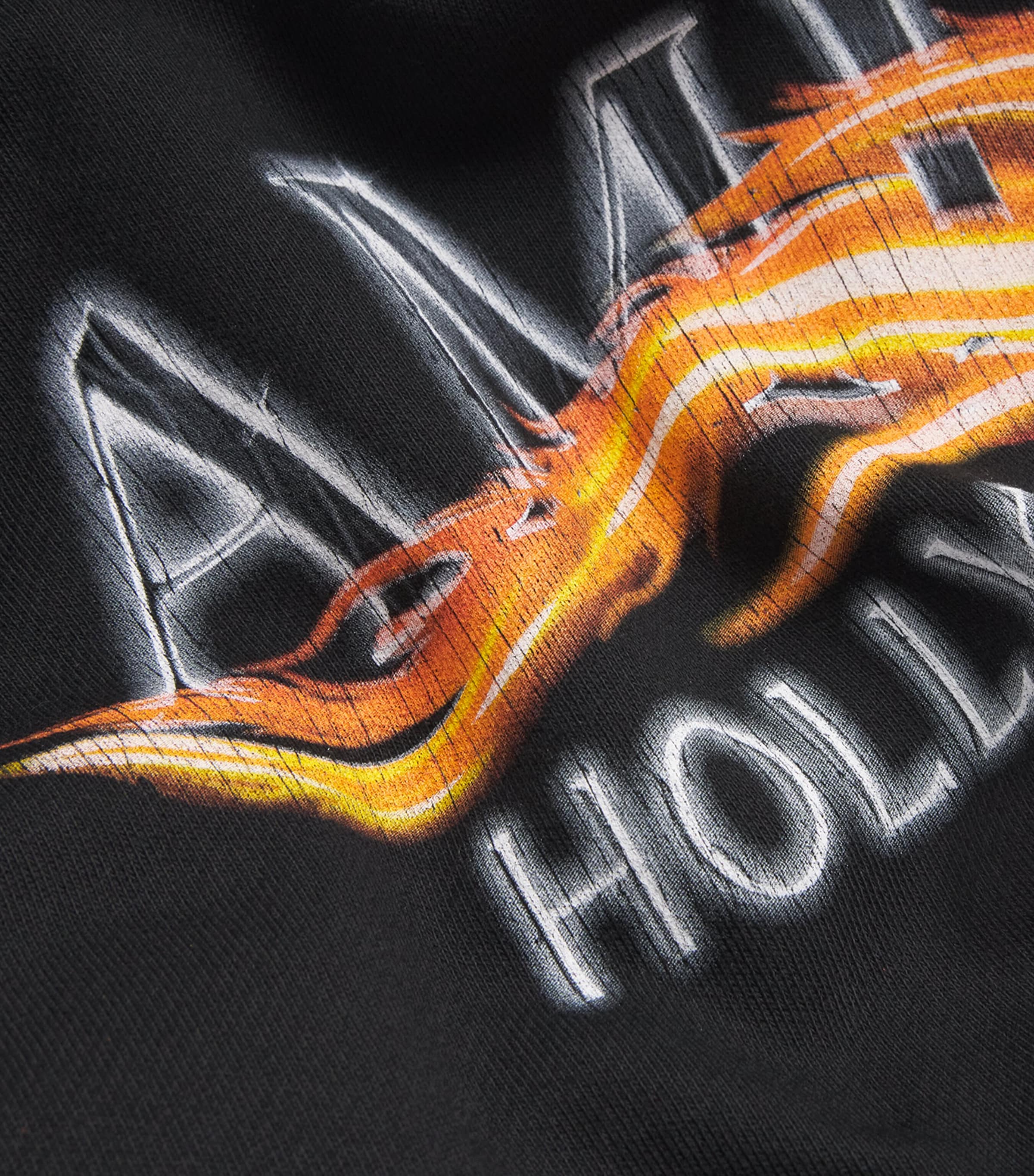 Cotton Hollywood Horse Hoodie BLACK Image 5