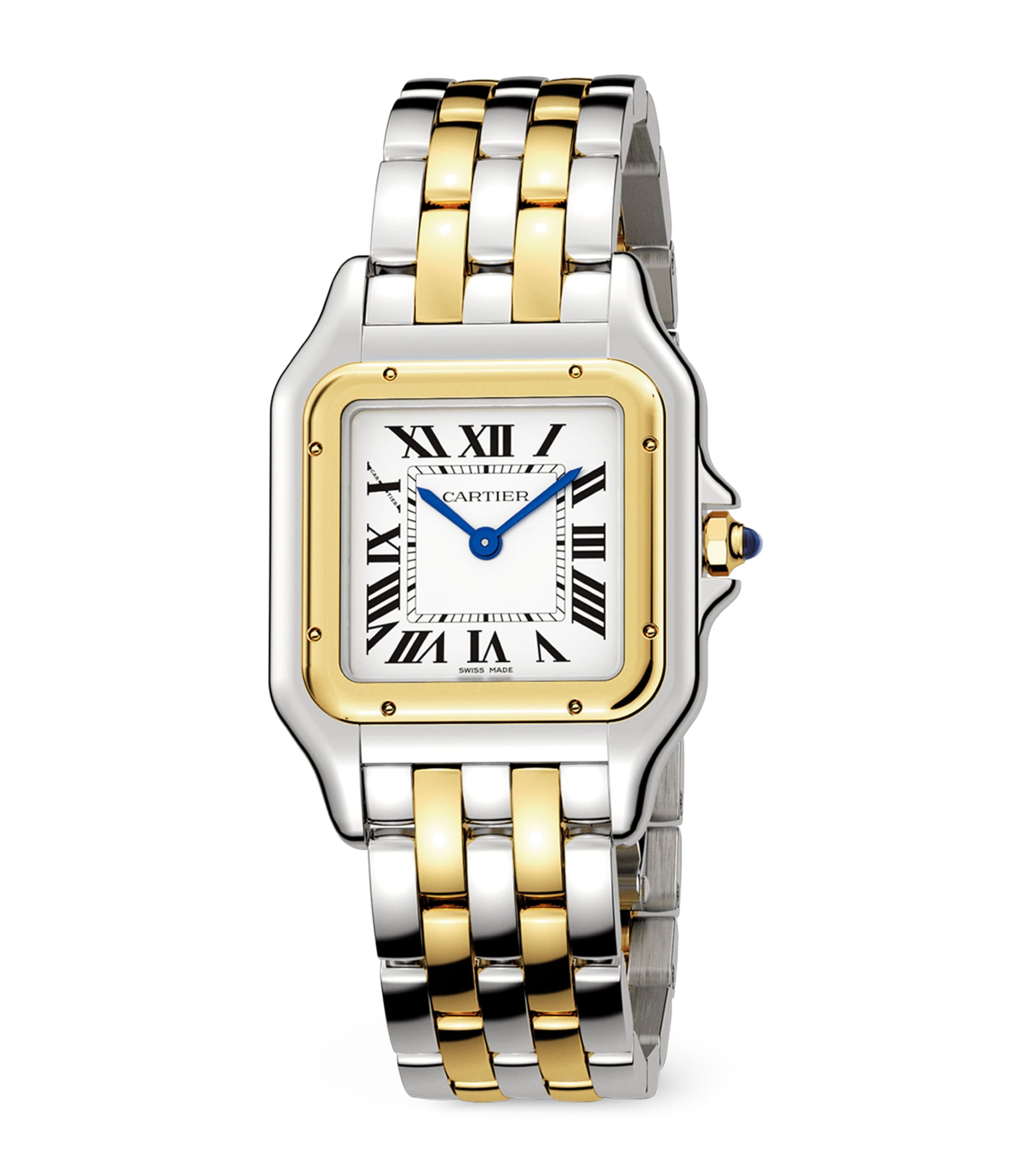Cartier Medium Yellow Gold and Stainless Steel Panthère de Cartier Watch 27mm Grey Image 2
