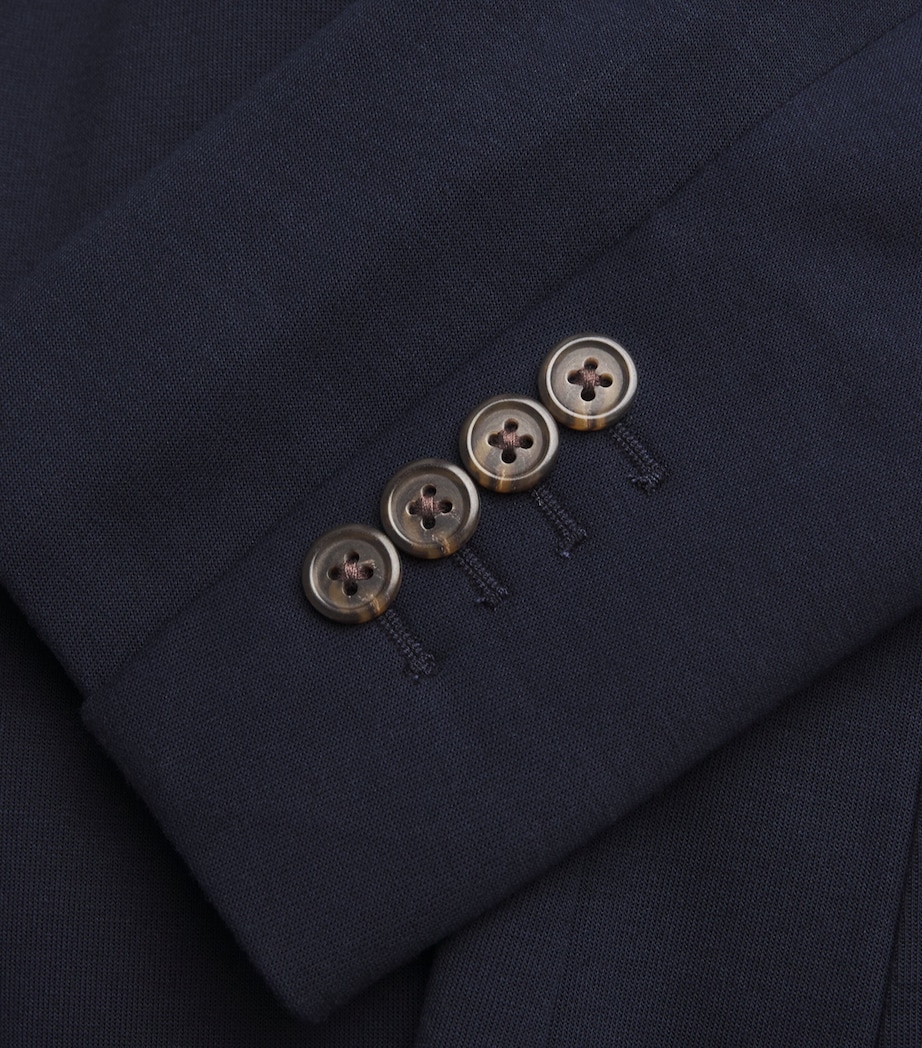 Double-Knit Blazer AVIATR NVY Image 6