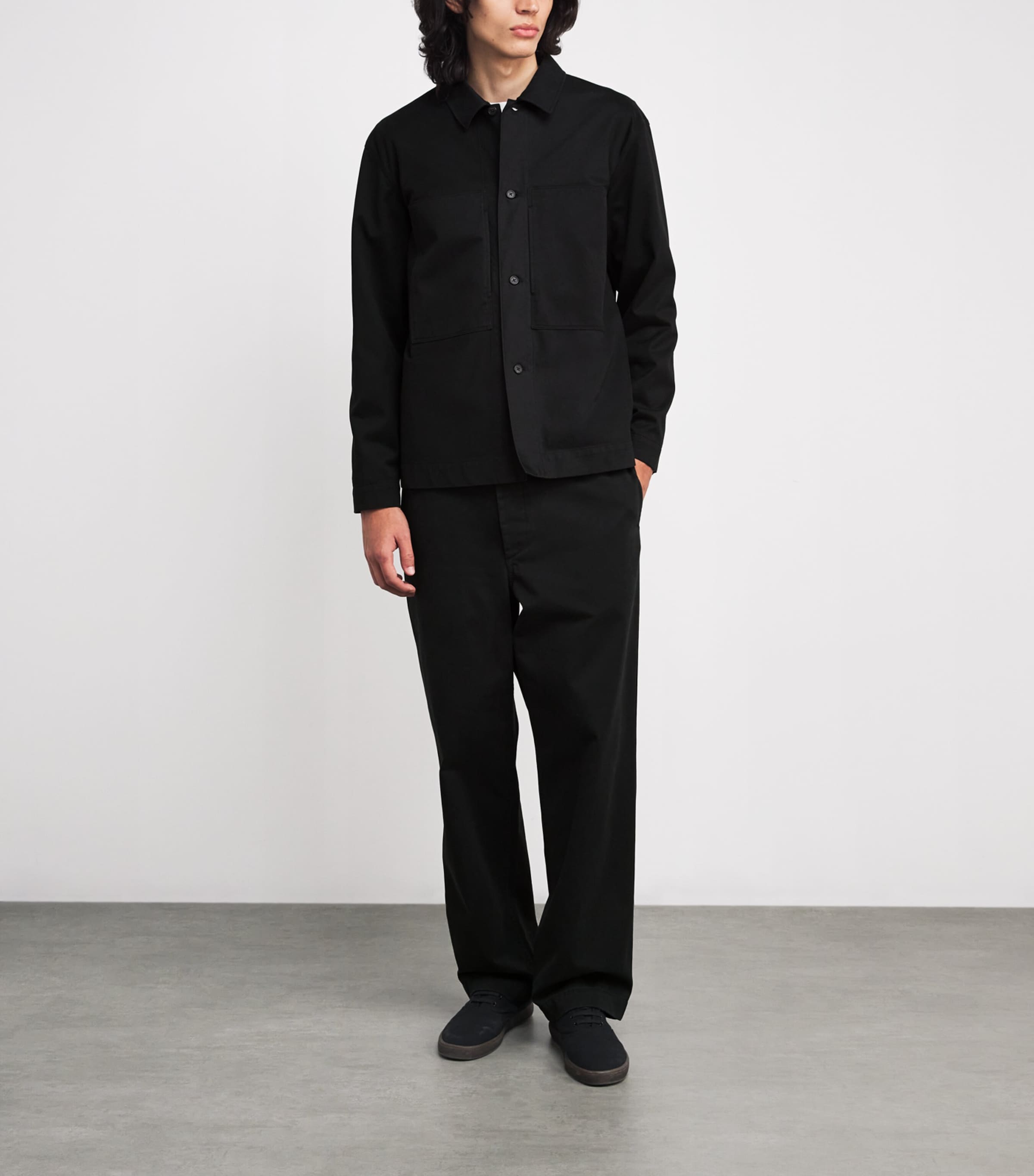 Samir Cotton Jacket BLACK Image 2