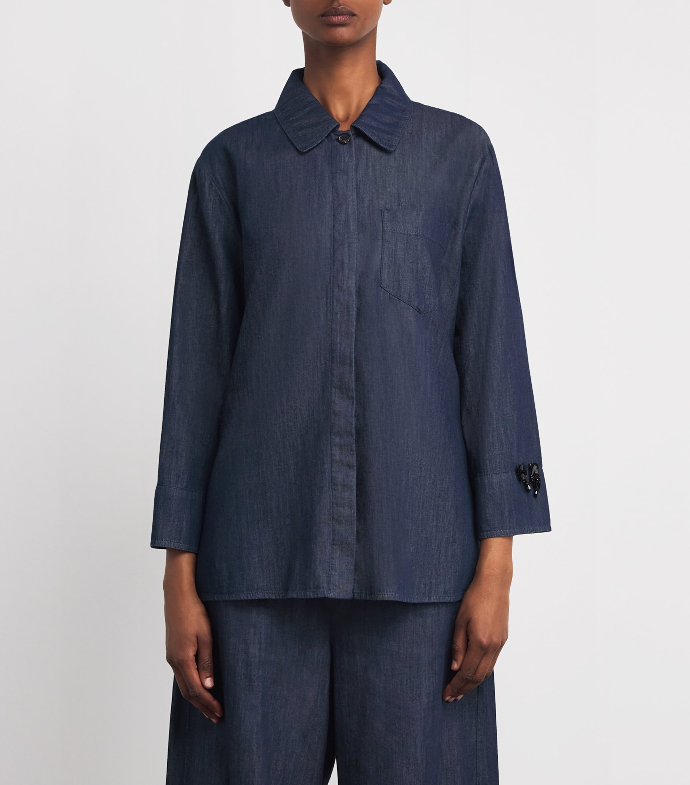 Denim Shirt MIDNIGHTBLUE Image 3