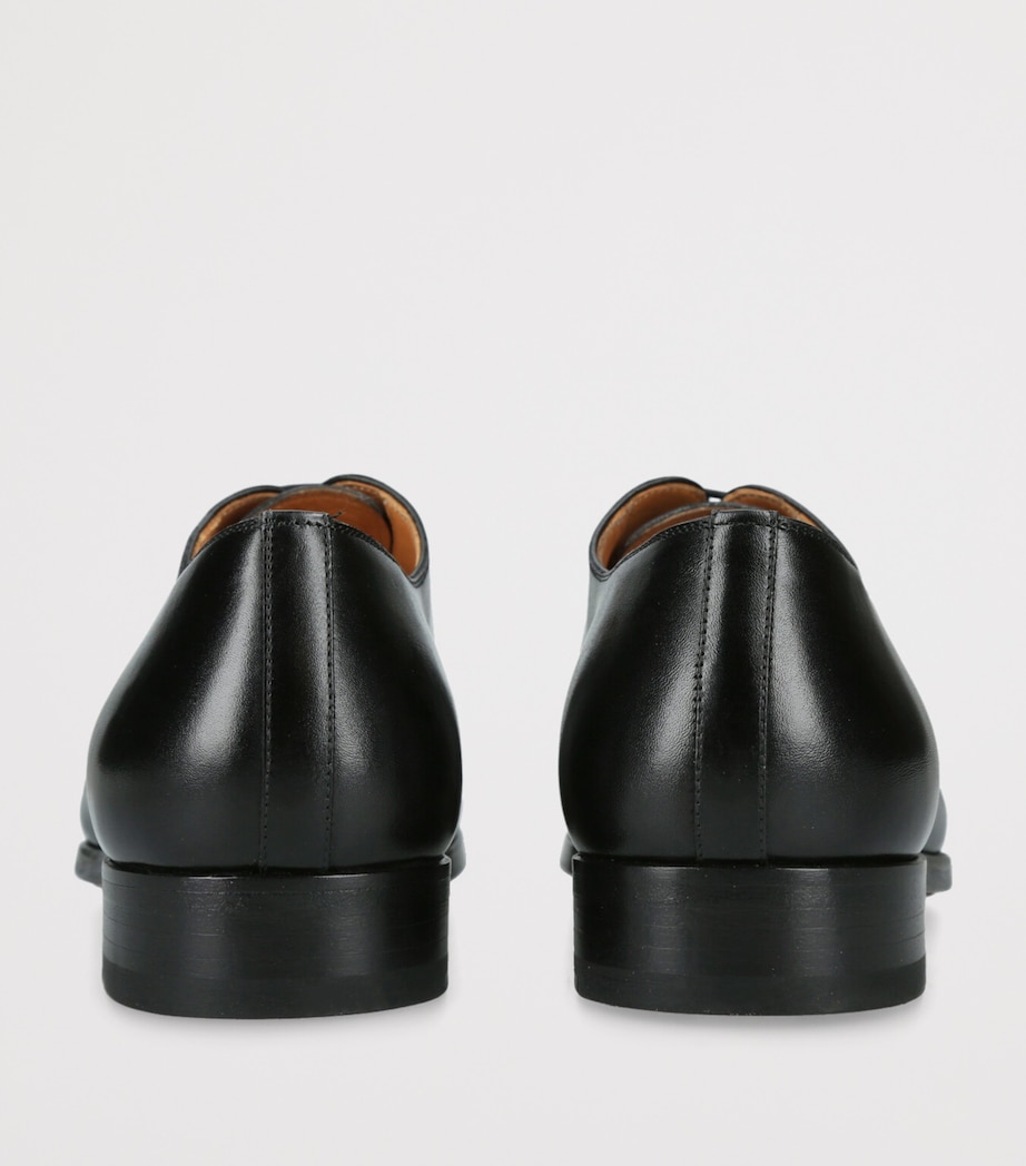 Magnanni Leather Flex Wholecut Oxford Shoes Black Image 2