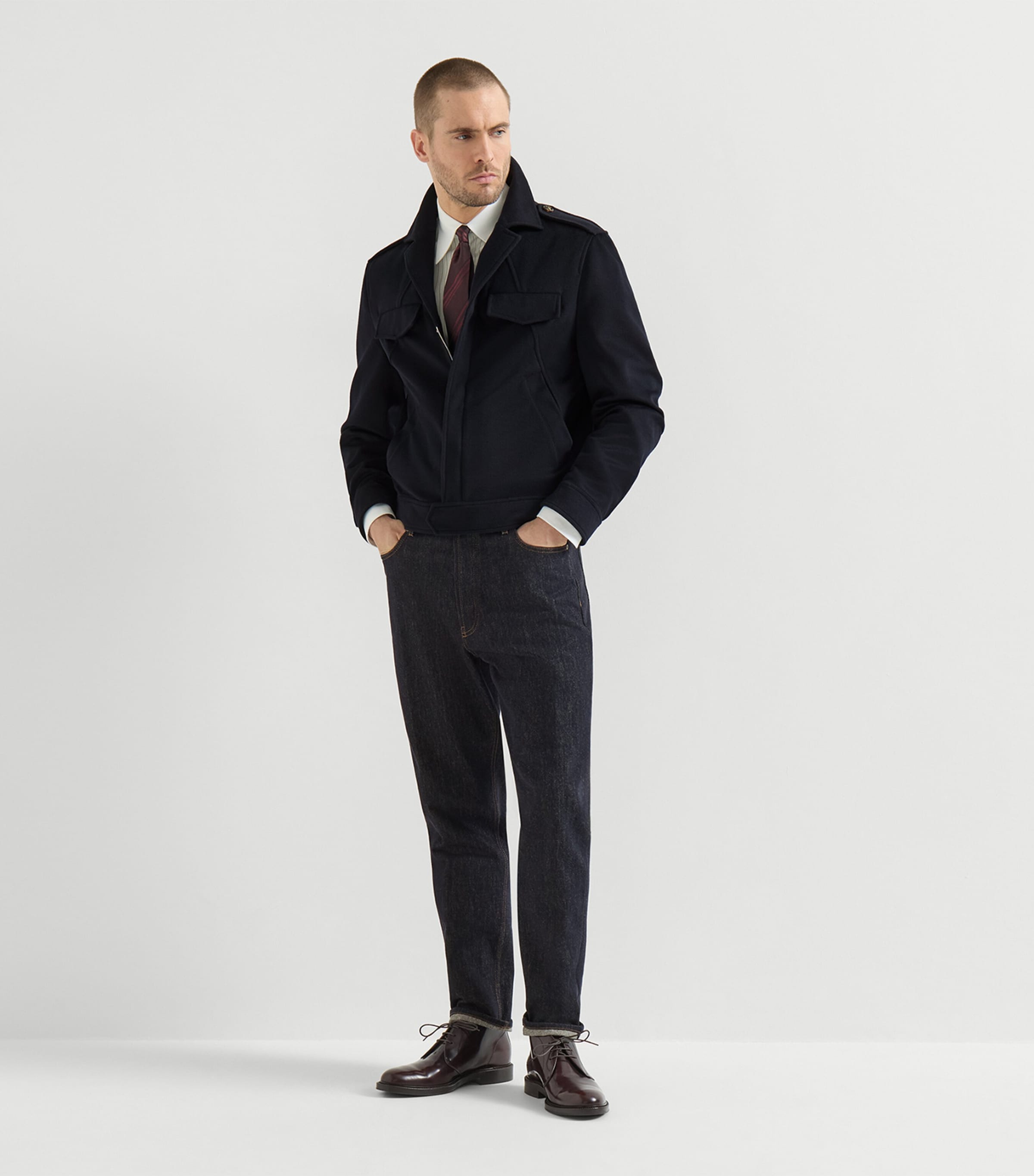 Brunello Cucinelli Mens Japanese Denim Jeans Image 2