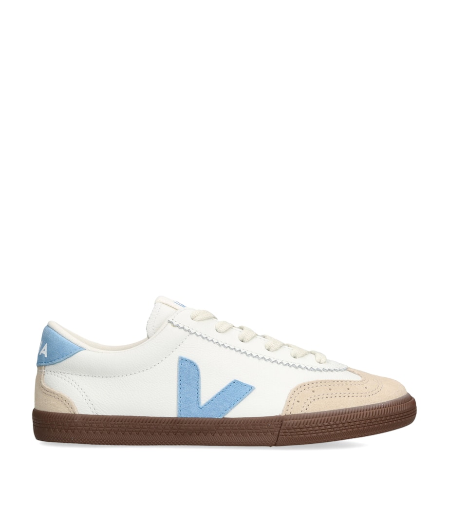 Leather Volley Sneakers BLUE Image 1