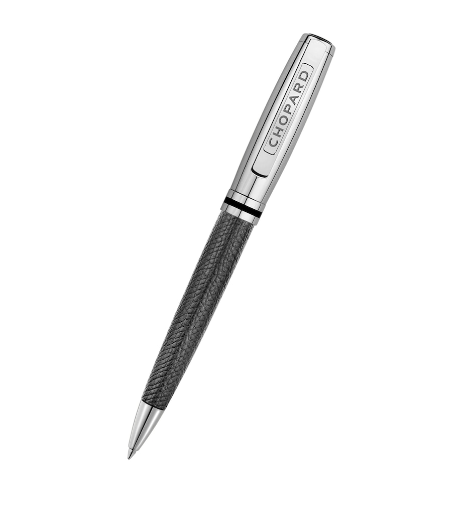 Leather Brescia Ballpoint Pen BLACK Image 1