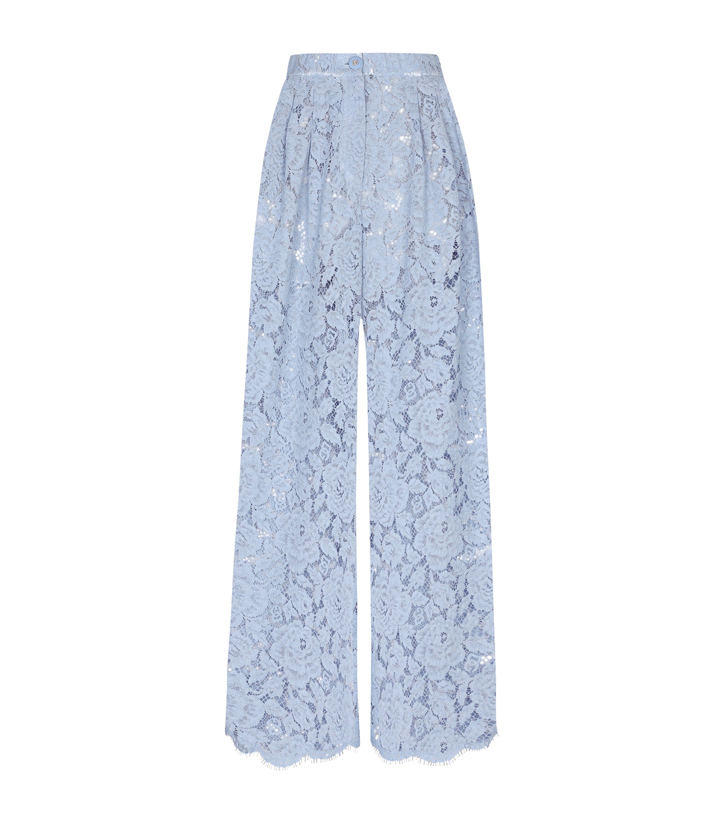 Dolce & Gabbana Flared Floral Lace Pants