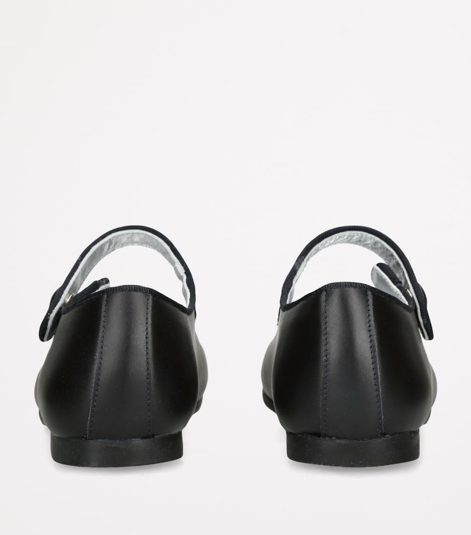 Leather Angelica Mary Janes NAVY Image 2