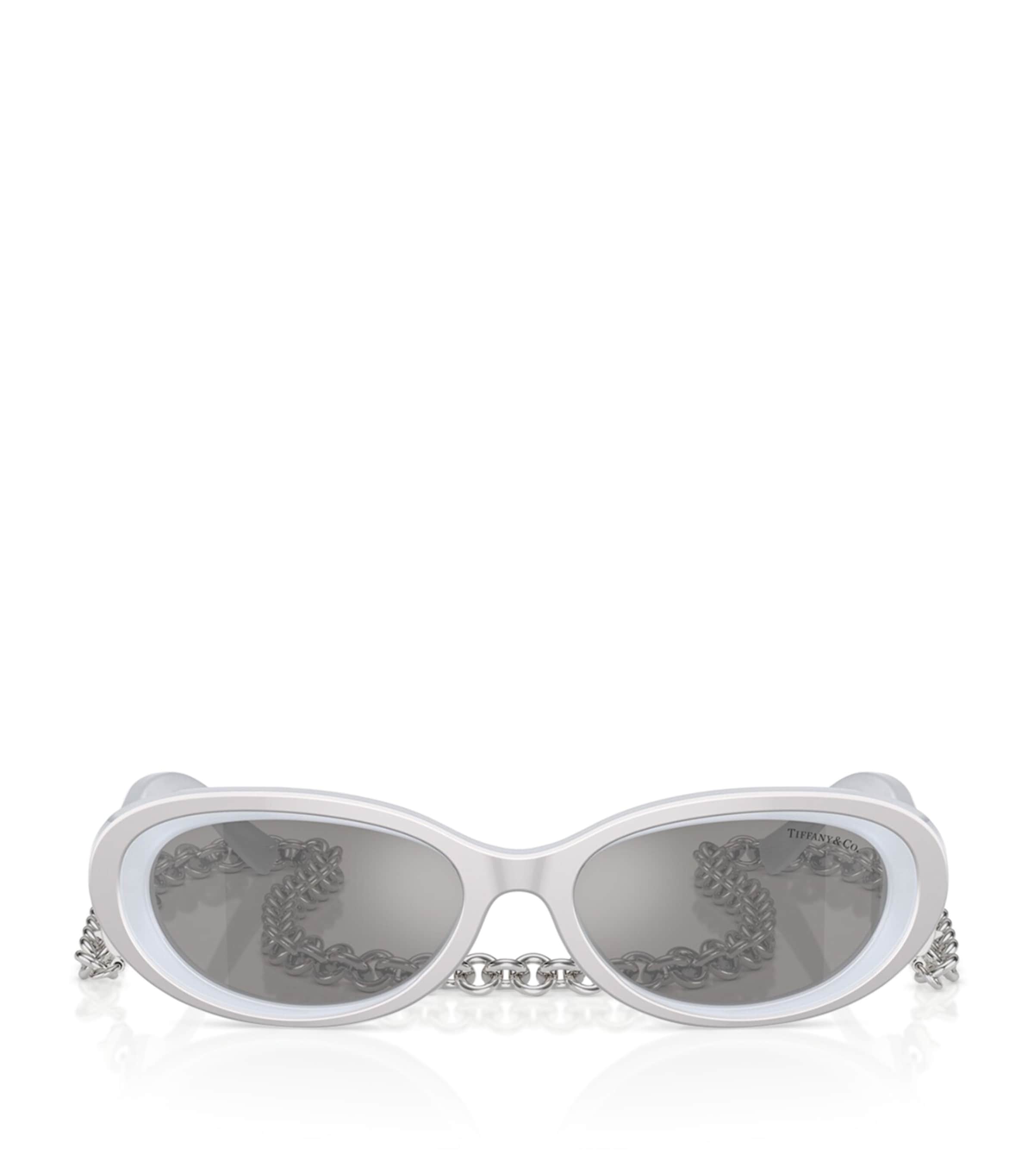 Tiffany & Co Metal Tf4221 Sunglasses In Silver