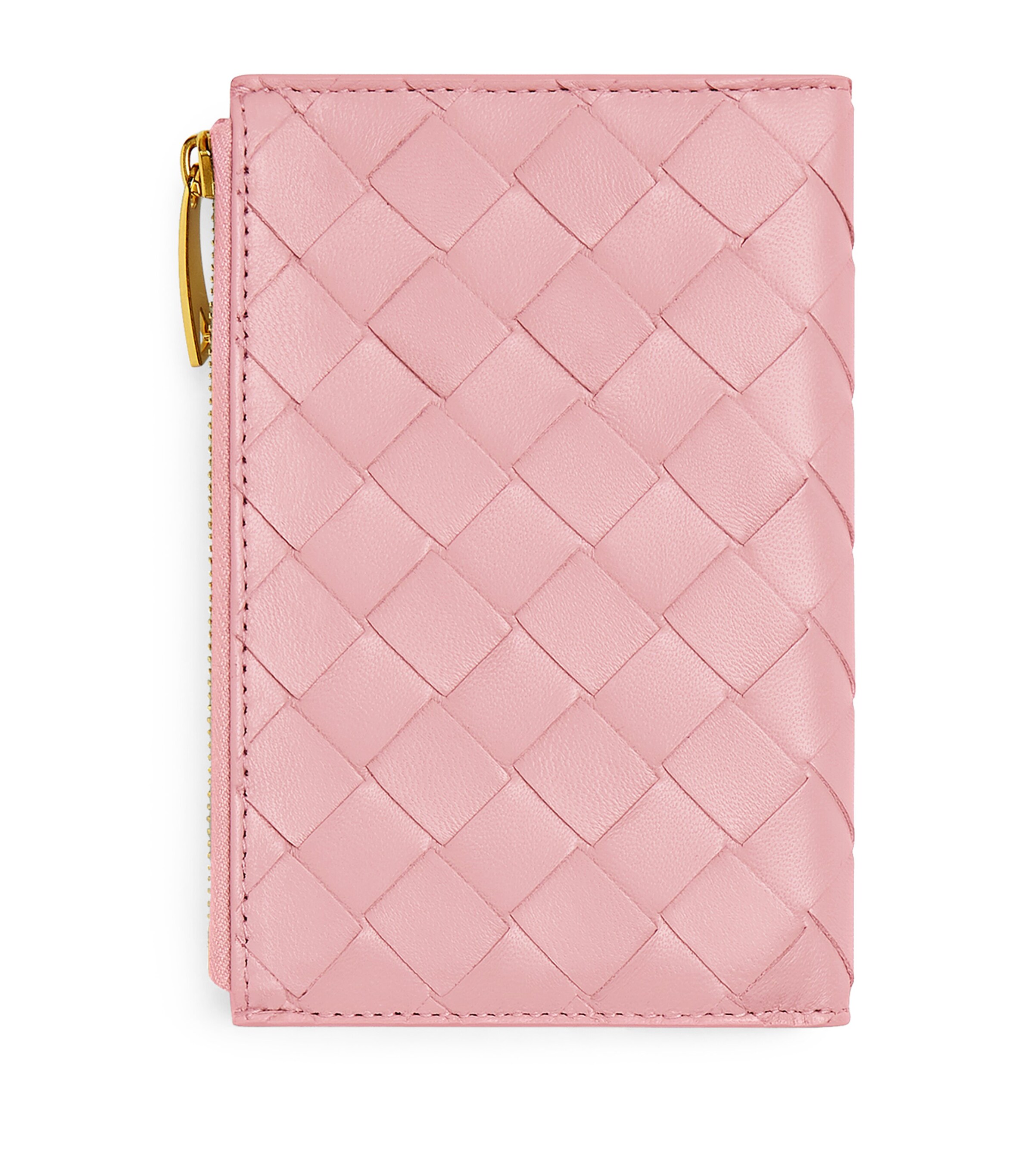 Bottega Veneta Leather Intrecciato Card Holder Image 3