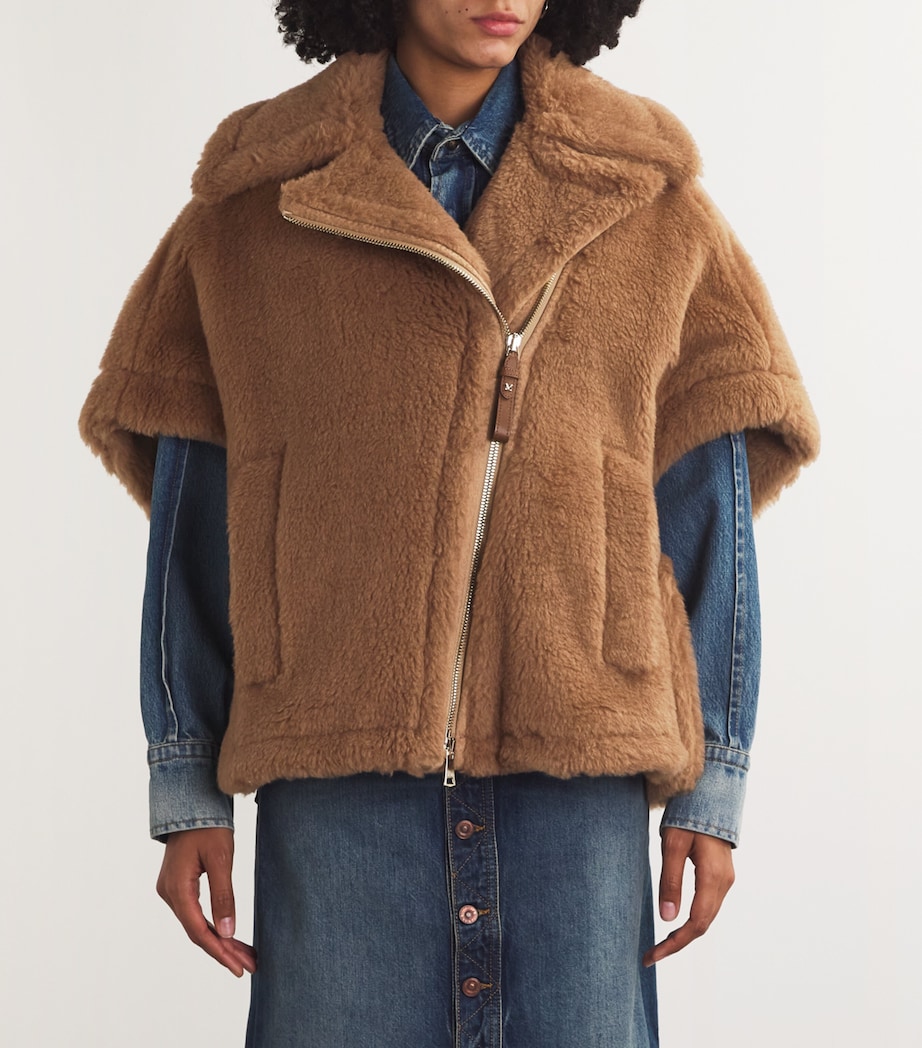 Camel-Blend Aviator Coat CAMEL Image 3