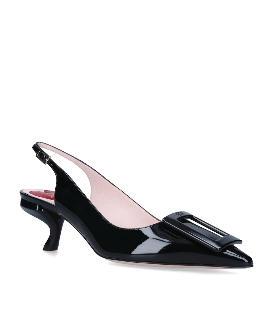 Roger Vivier Virgule Slingback Pumps 55 Black Image 1