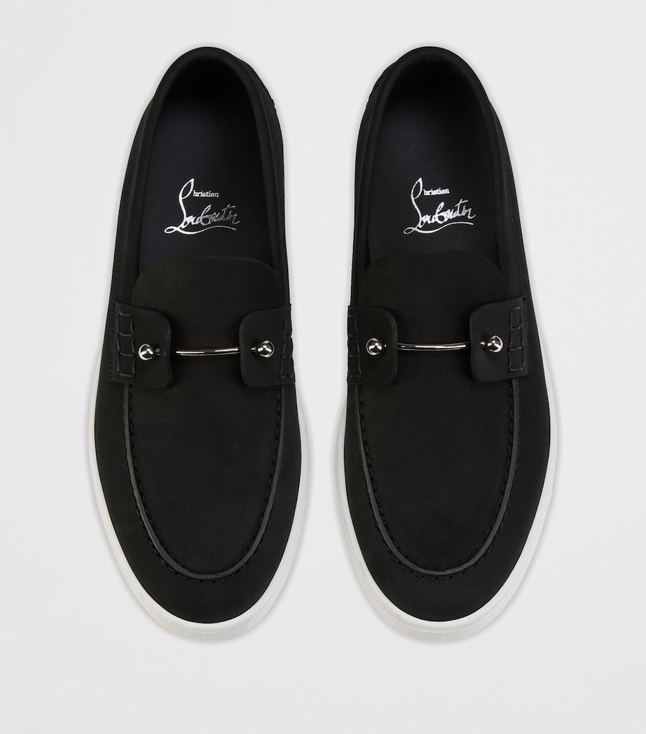 Christian Louboutin Womens Chambeliboat Donna Leather Boat Shoes Image 3