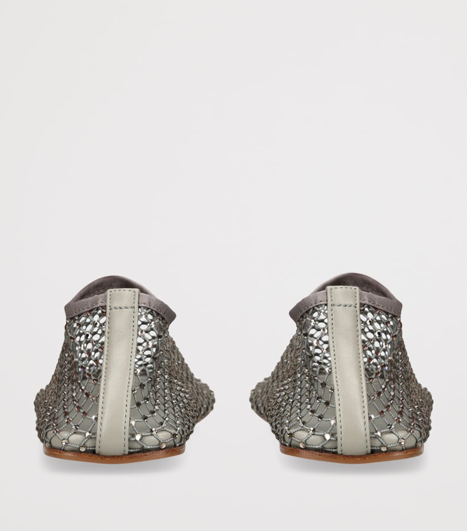 Mesh Minette Ballet Flats TAUPE Image 2