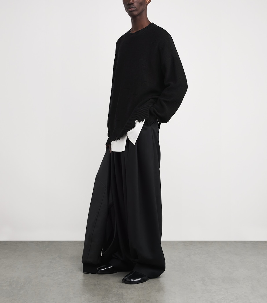 Cotton Distressed Sweater 900 Image 2