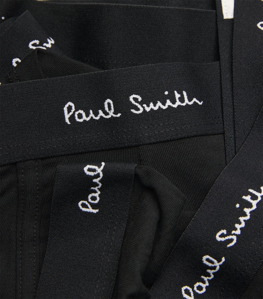 Stretch-Cotton Logo Trunks (Pack of 5) BLACK Image 5