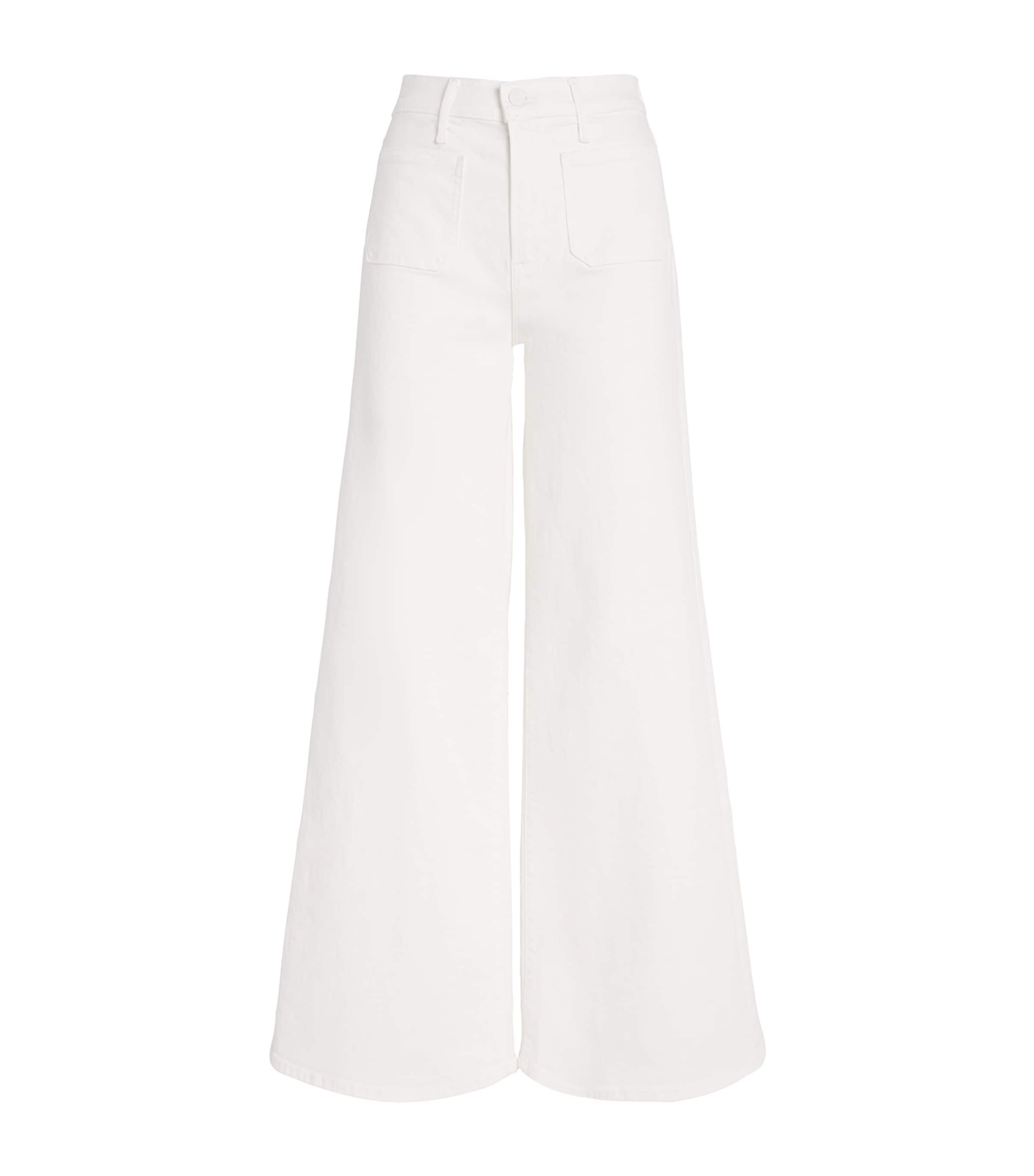 Shop Mother The Lil' Patch Pocket Undercover Jeans In White