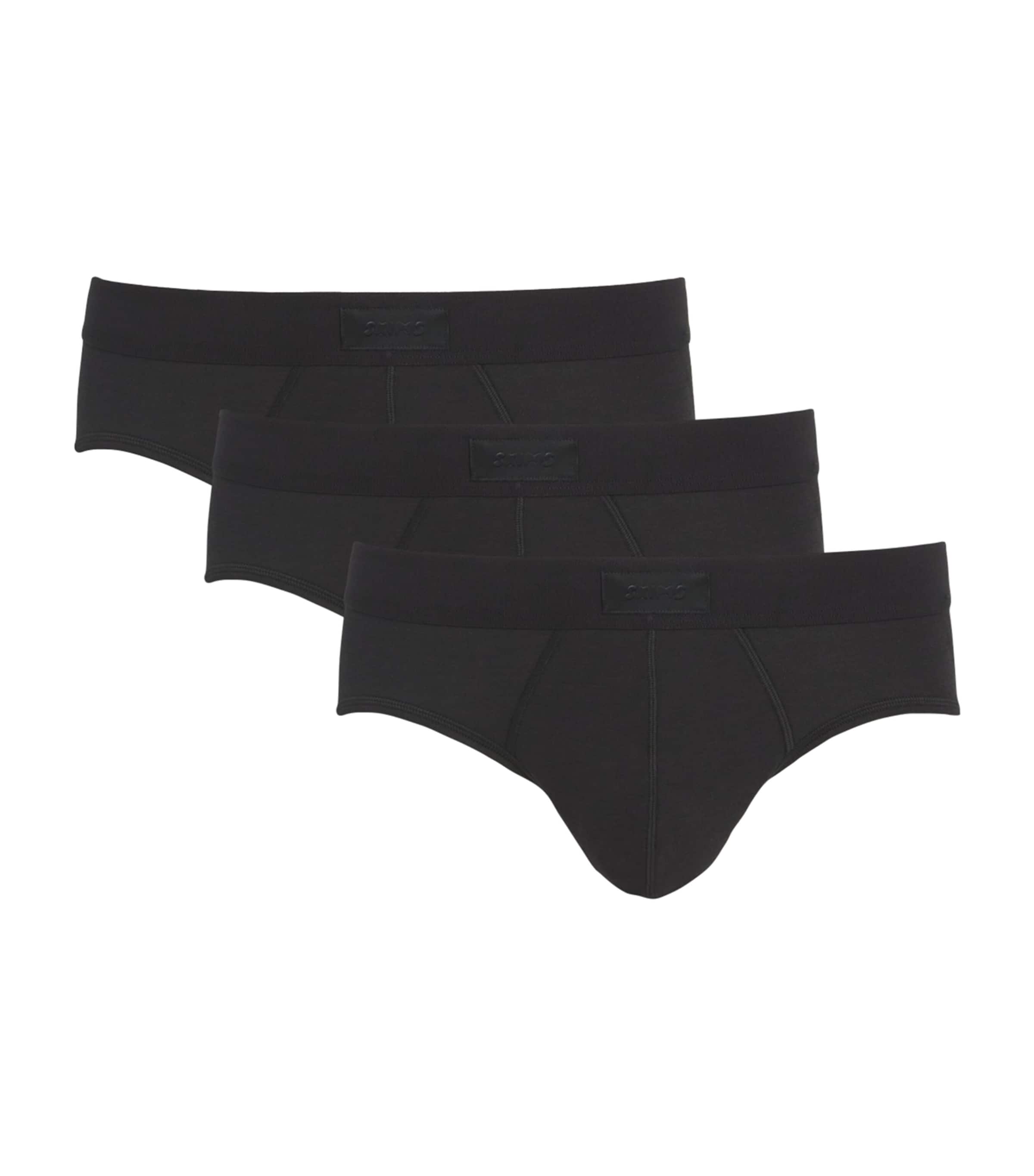 Skims Logo Band Briefs (Pack of 3) | Men Clothing | Socks & Underwear | Boxers & Briefs | Designers | Skims